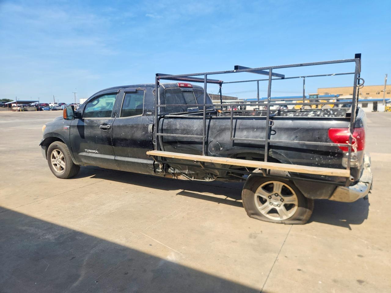 2007 Toyota Tundra Double Cab Sr5 Black vin: 5TFSV54137X003454