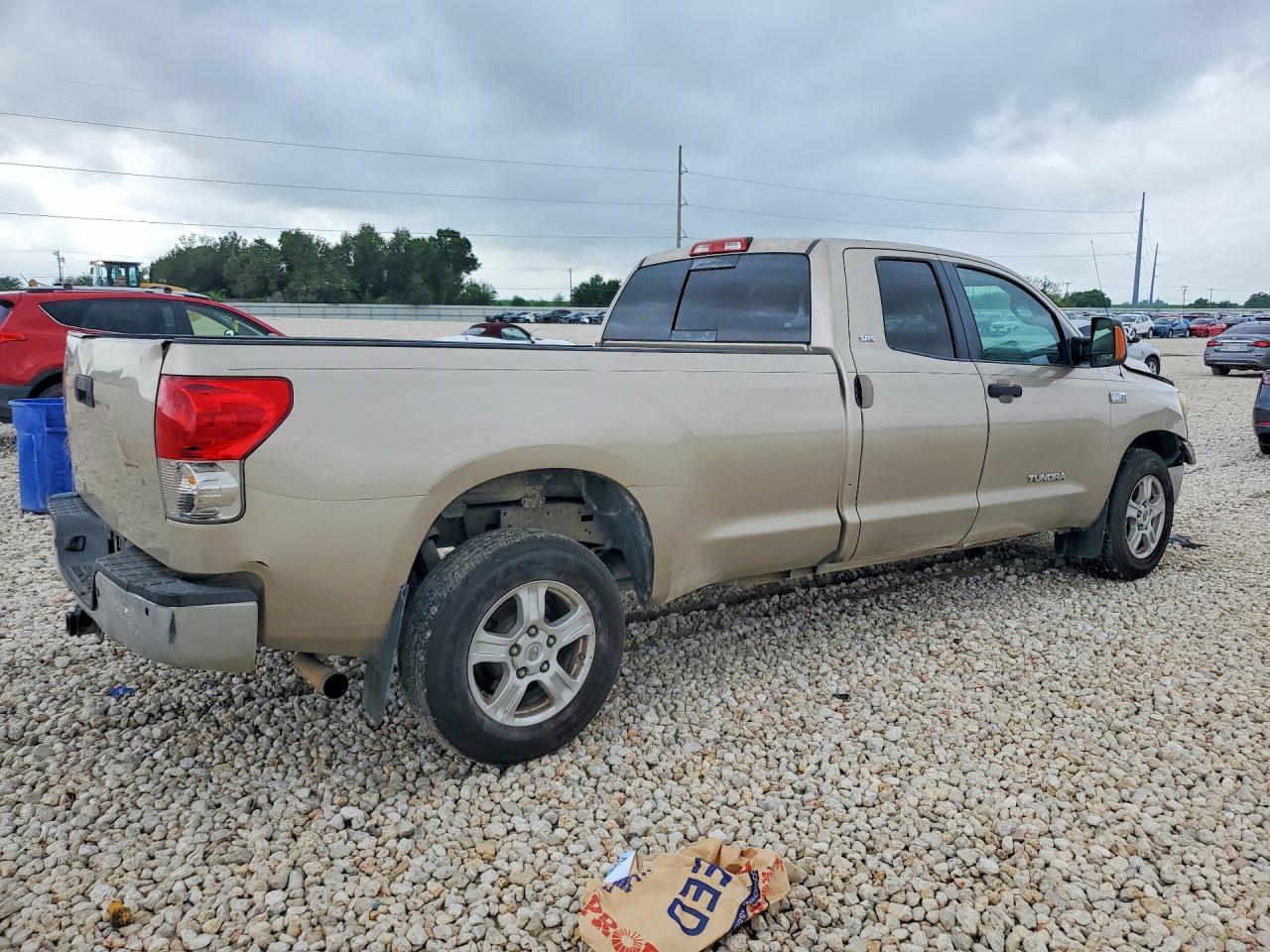2007 Toyota Tundra Double Cab Sr5 Желто-коричневый vin: 5TFSV54137X003857