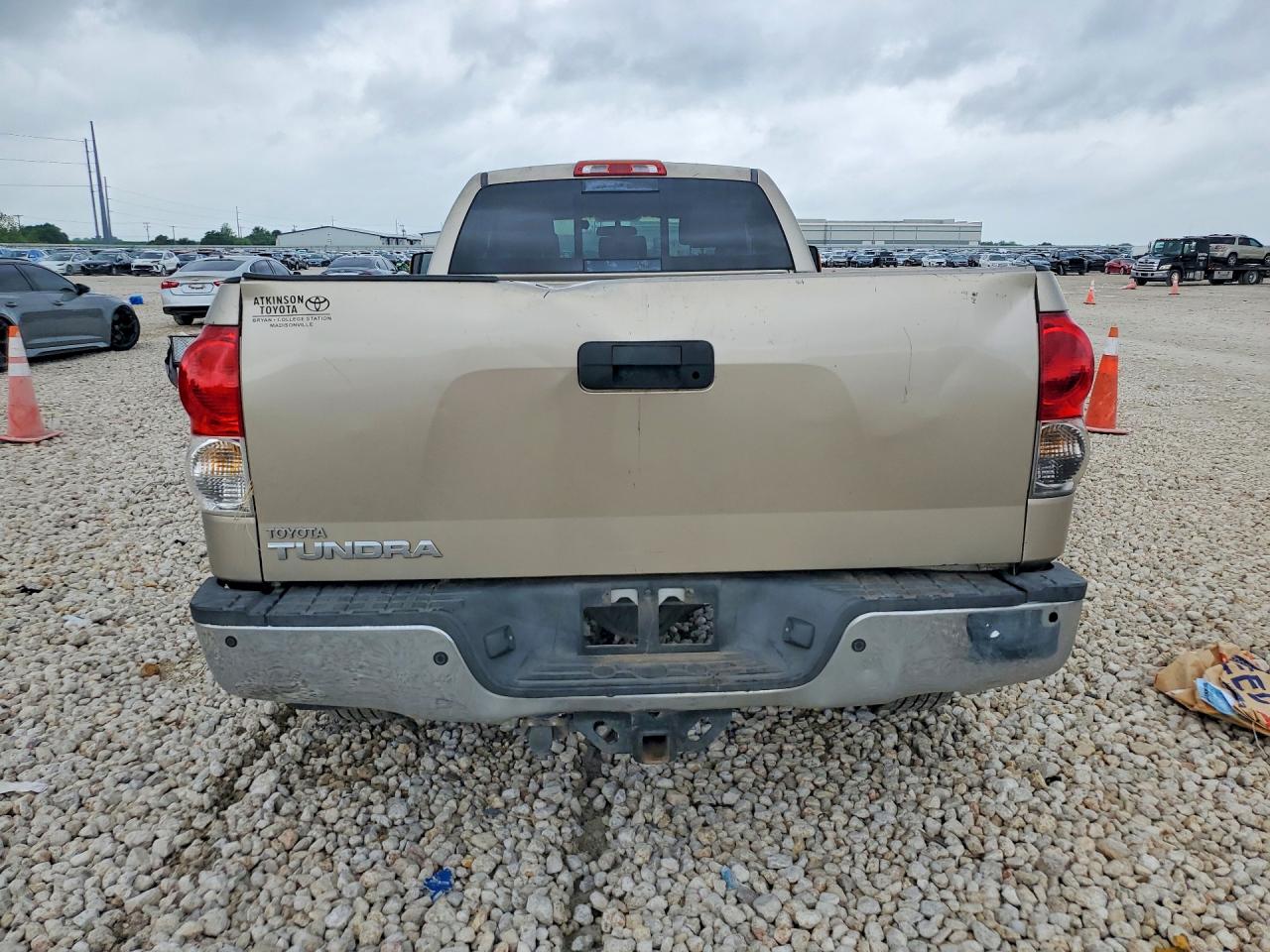 2007 Toyota Tundra Double Cab Sr5 Желто-коричневый vin: 5TFSV54137X003857