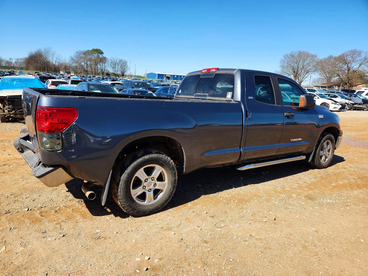 2008 Toyota Tundra Double Cab Blue vin: 5TFSV54138X005867