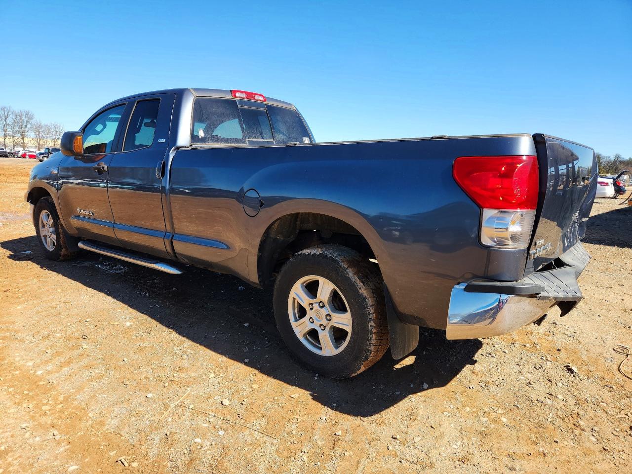 2008 Toyota Tundra Double Cab Blue vin: 5TFSV54138X005867
