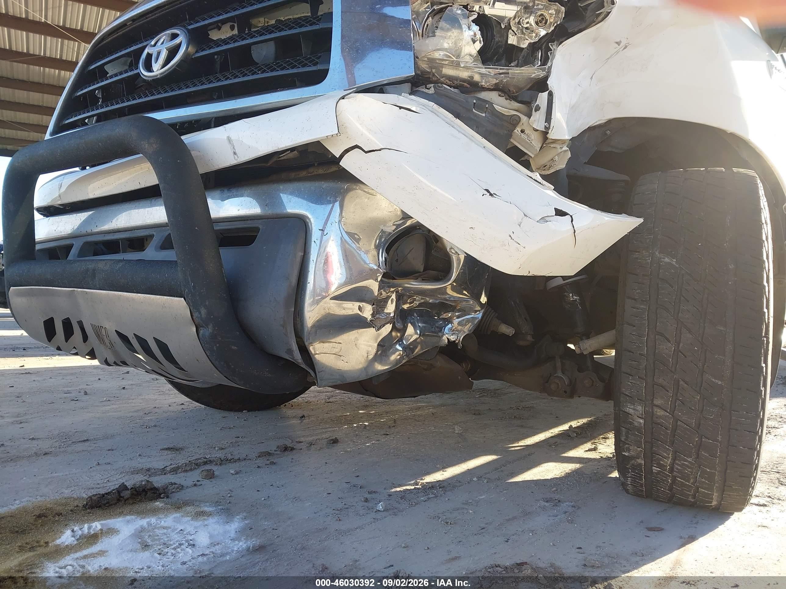 2007 Toyota Tundra Double Cab Sr5 White vin: 5TFSV54187X001912