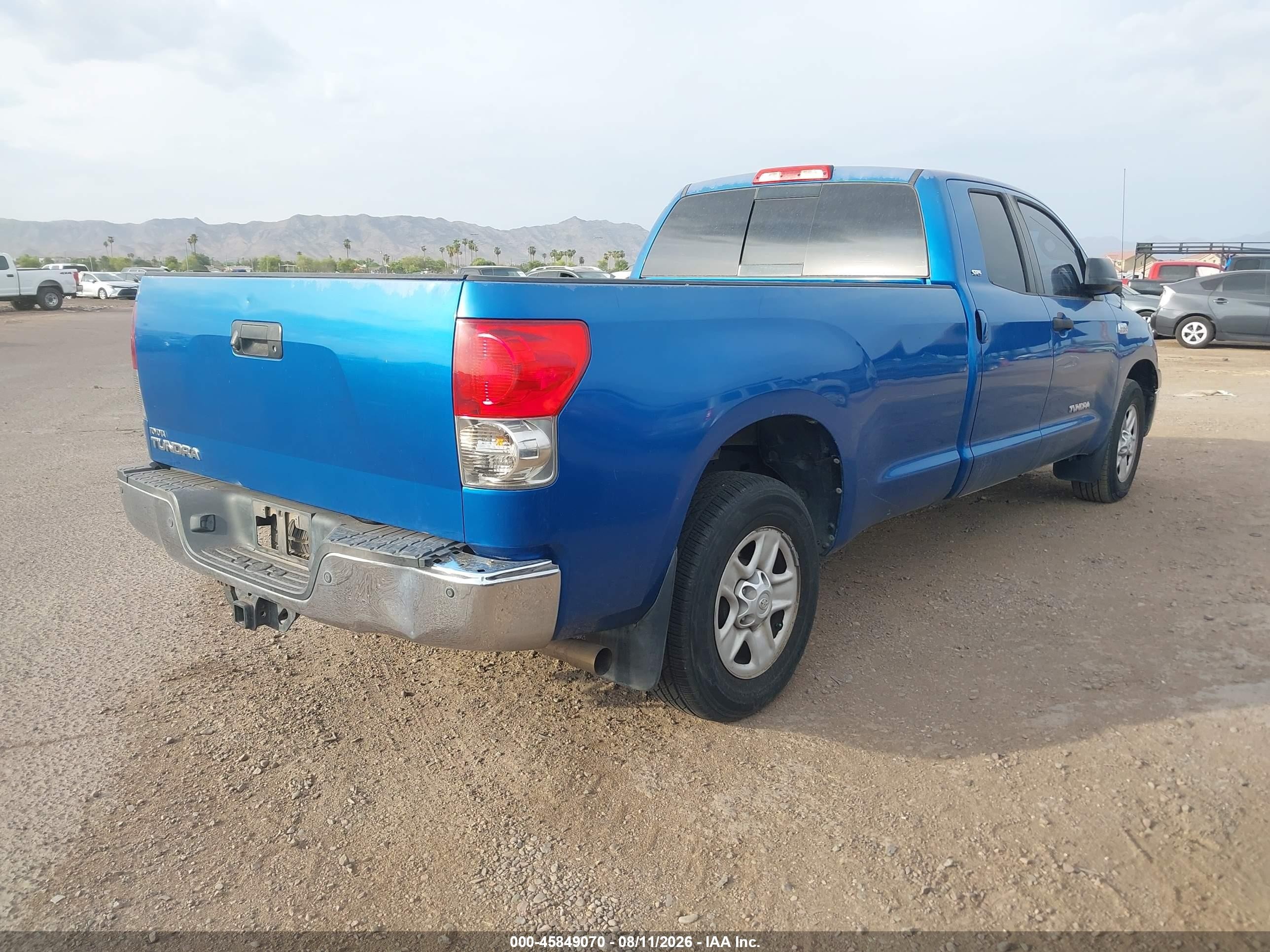 2007 Toyota Tundra Sr5 5.7l V8 Blue vin: 5TFSV54187X004664