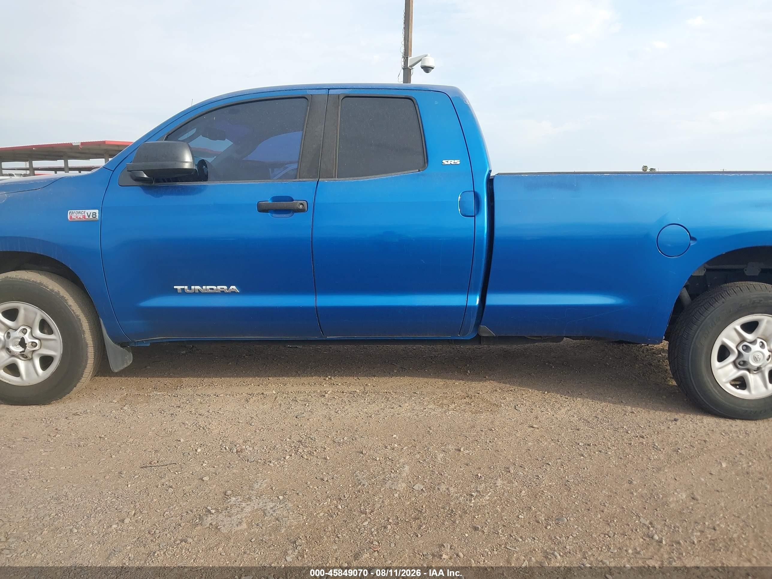 2007 Toyota Tundra Sr5 5.7l V8 Blue vin: 5TFSV54187X004664