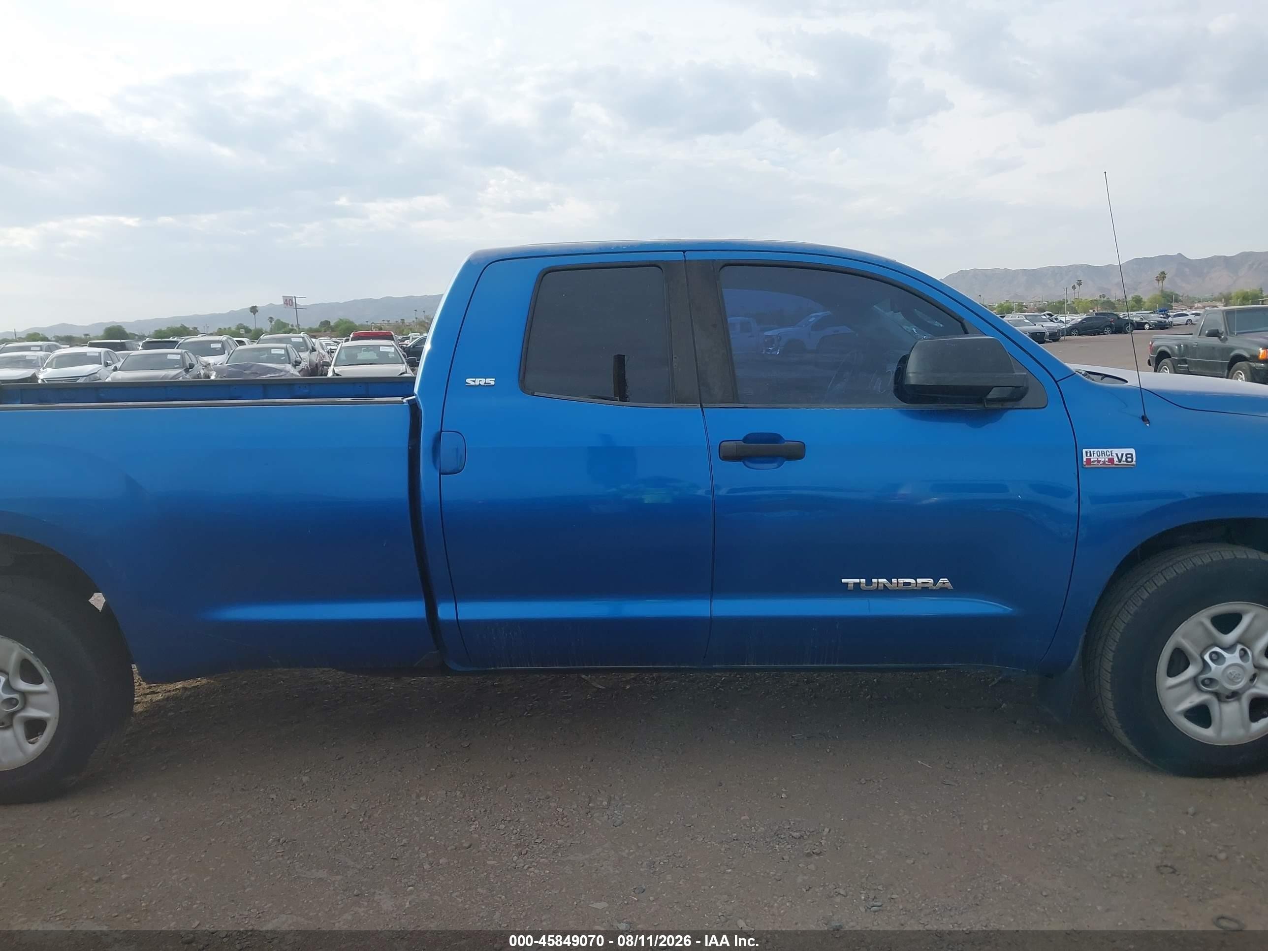 2007 Toyota Tundra Sr5 5.7l V8 Blue vin: 5TFSV54187X004664