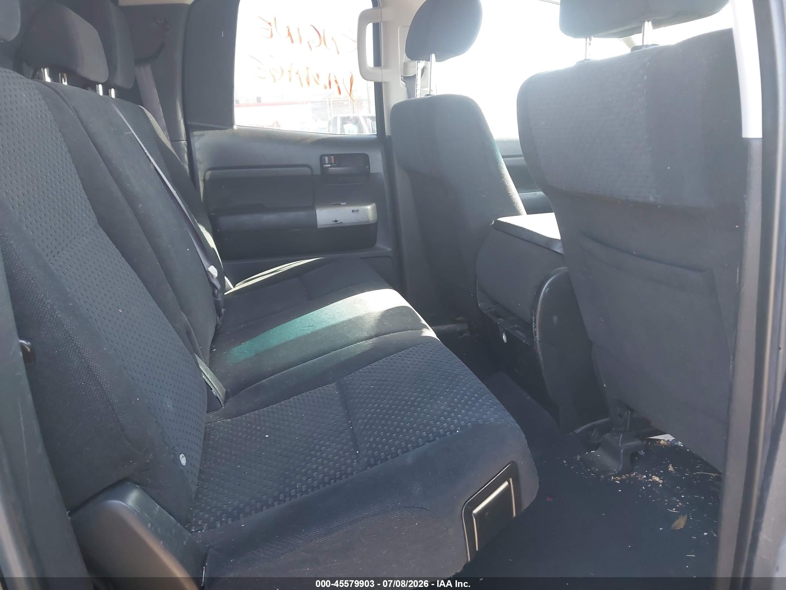 2007 Toyota Tundra Sr5 5.7l V8 Black vin: 5TFSV541X7X003080