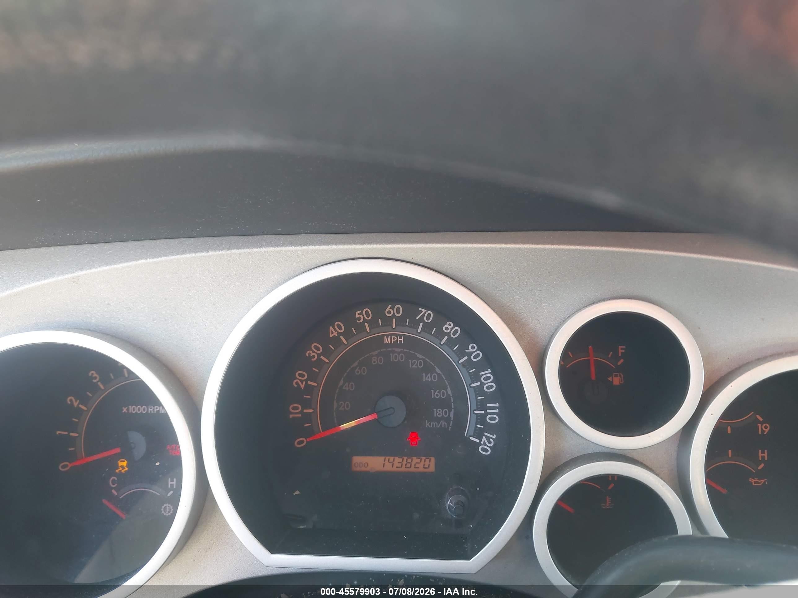 2007 Toyota Tundra Sr5 5.7l V8 Black vin: 5TFSV541X7X003080