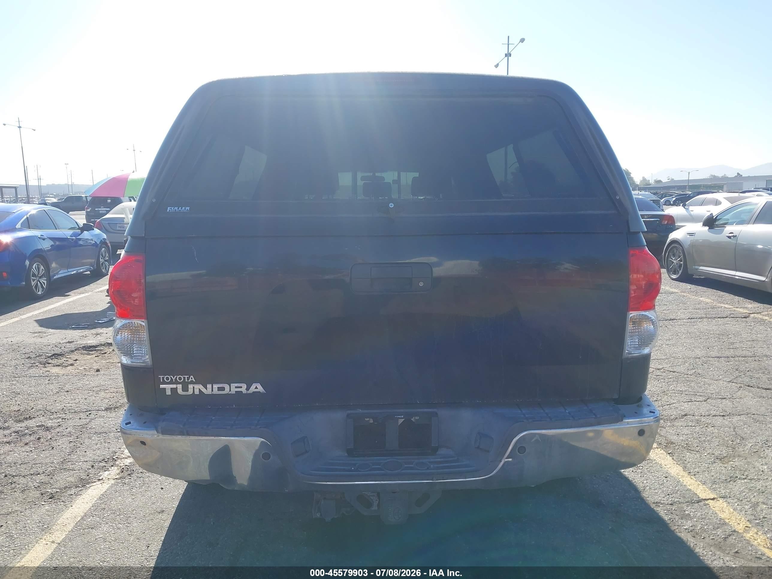 2007 Toyota Tundra Sr5 5.7l V8 Black vin: 5TFSV541X7X003080
