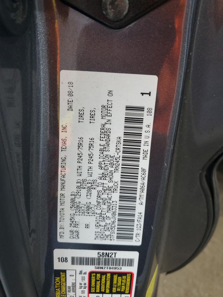 2018 Toyota Tacoma Access Cab Gray vin: 5TFSX5EN6JX063313