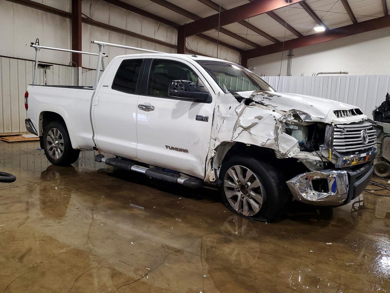 2015 Toyota Tundra Double Cab Limited White vin: 5TFSY5F15FX185211