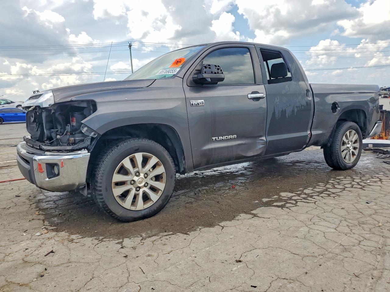 2014 Toyota Tundra Double Cab Limited Gray vin: 5TFSY5F18EX148443