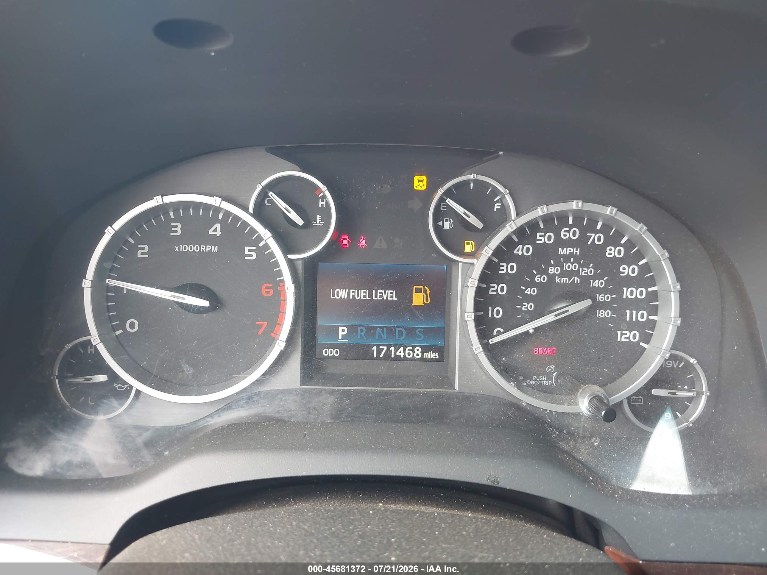 2014 Toyota Tundra Limited 5.7l V8 Red vin: 5TFSY5F1XEX153448