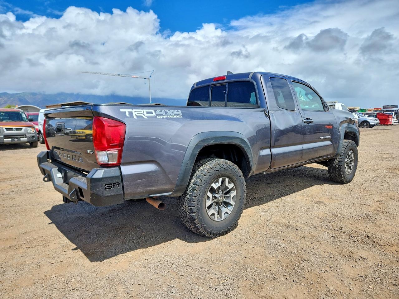 2017 Toyota Tacoma Trd Off-road Угольный vin: 5TFSZ5AN8HX082326