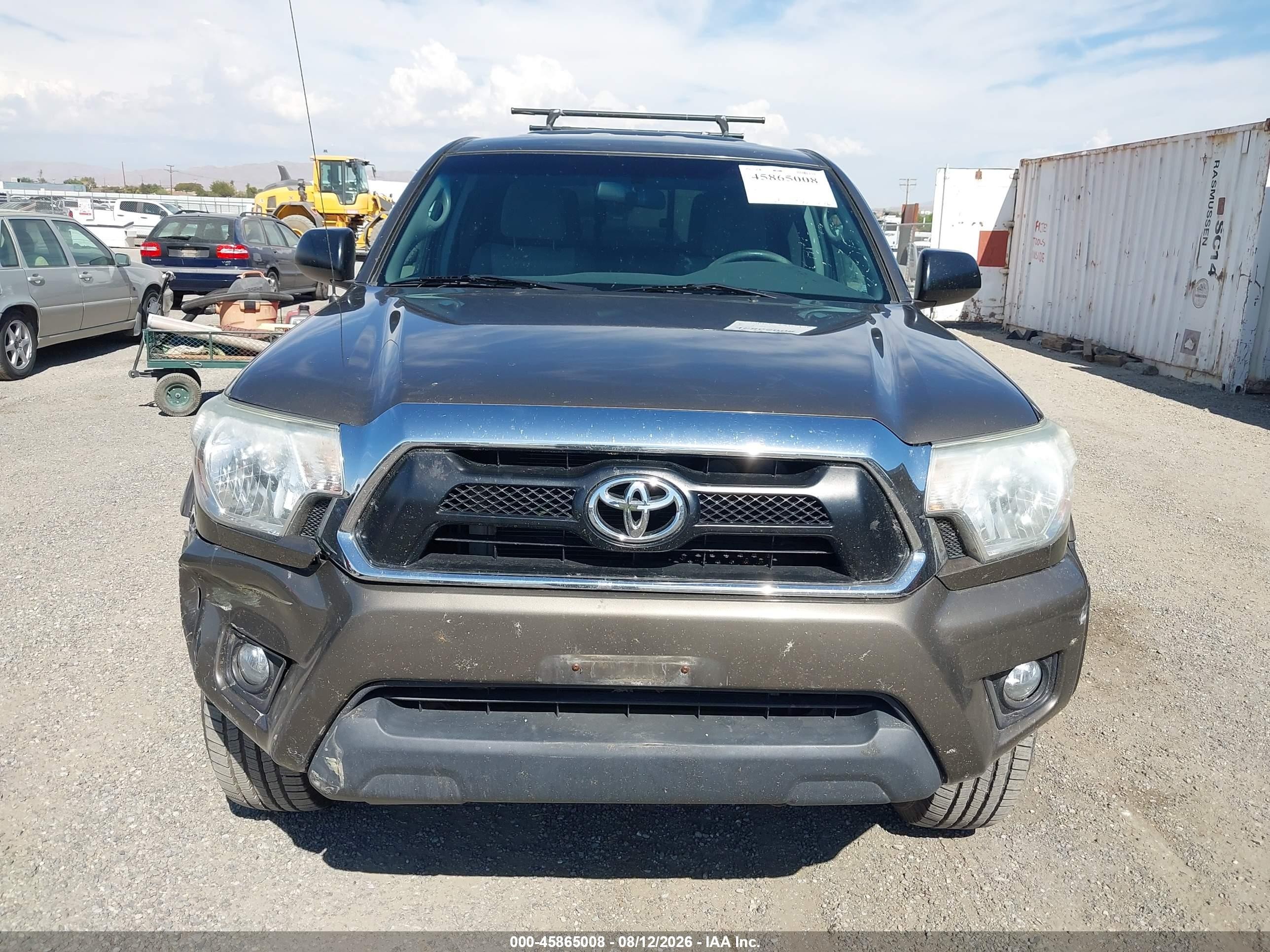2015 Toyota Tacoma Prerunner V6 Dark Brown vin: 5TFTU4GN0FX072178