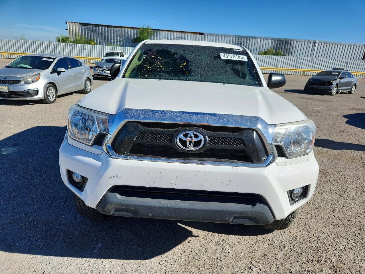 2013 Toyota Tacoma Prerunner V6 White vin: 5TFTU4GN3DX040323