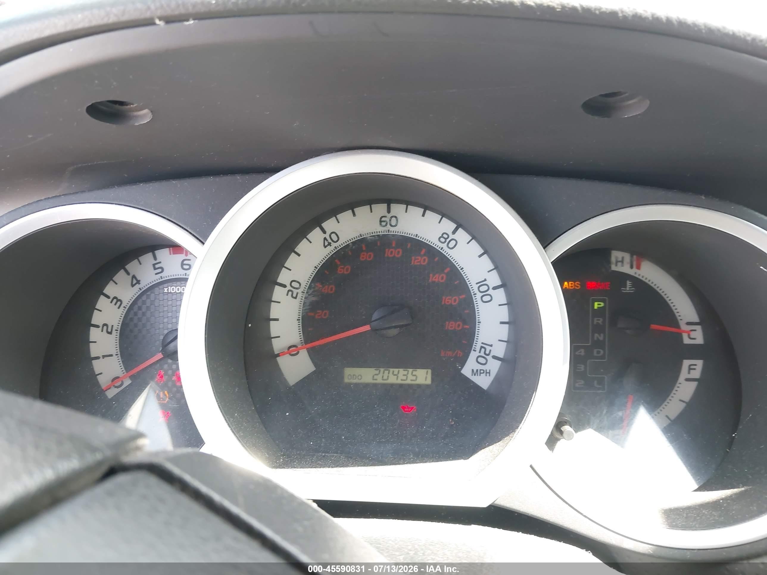 2013 Toyota Tacoma Prerunner V6 Green vin: 5TFTU4GN5DX047001