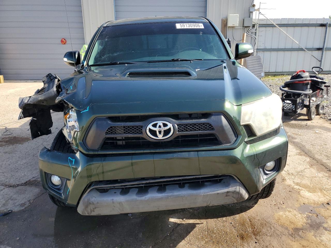 2014 Toyota Tacoma Prerunner Access Cab Green vin: 5TFTU4GN5EX061756