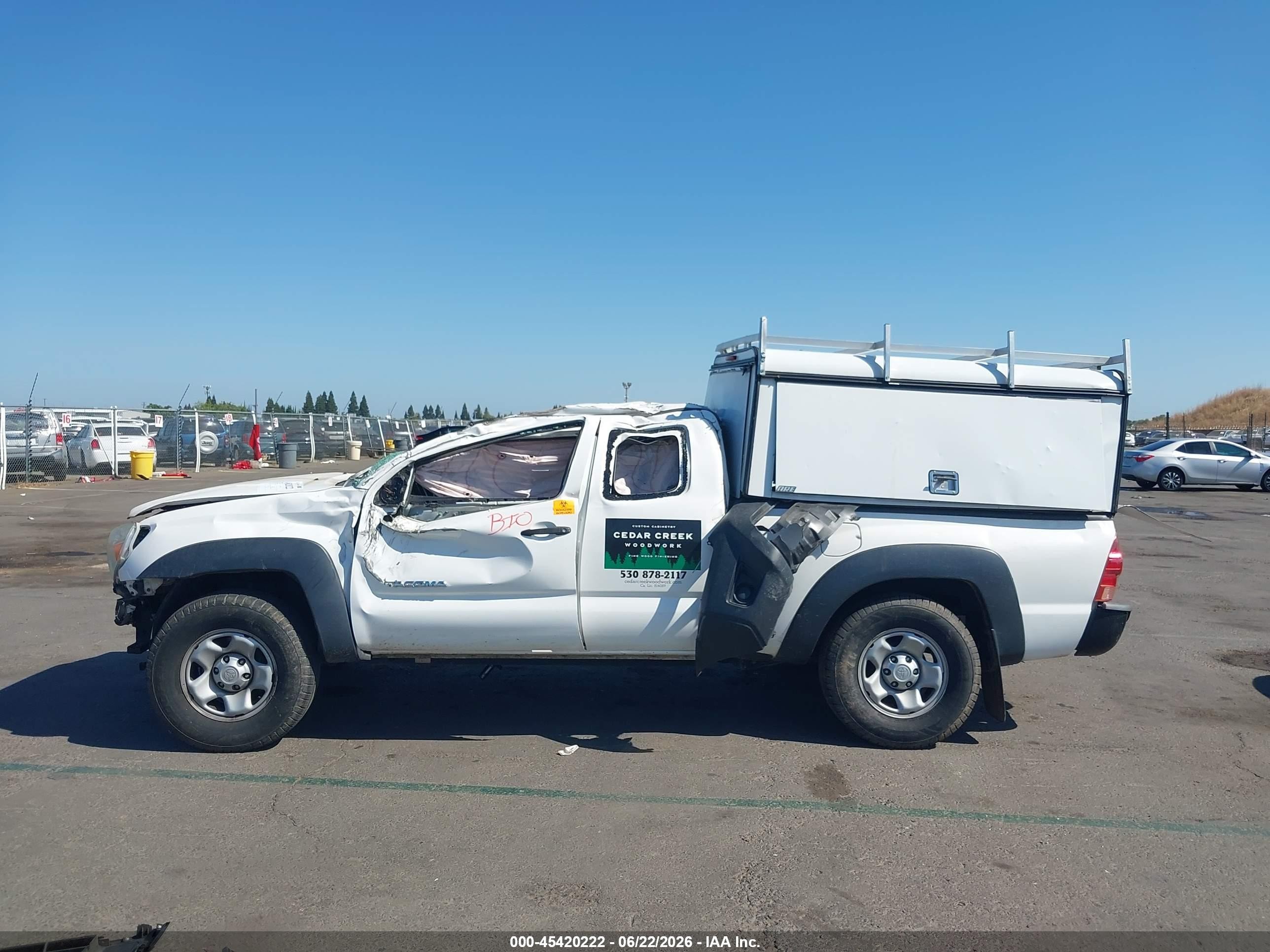 2013 Toyota Tacoma Prerunner V6 White vin: 5TFTU4GN7DX040647