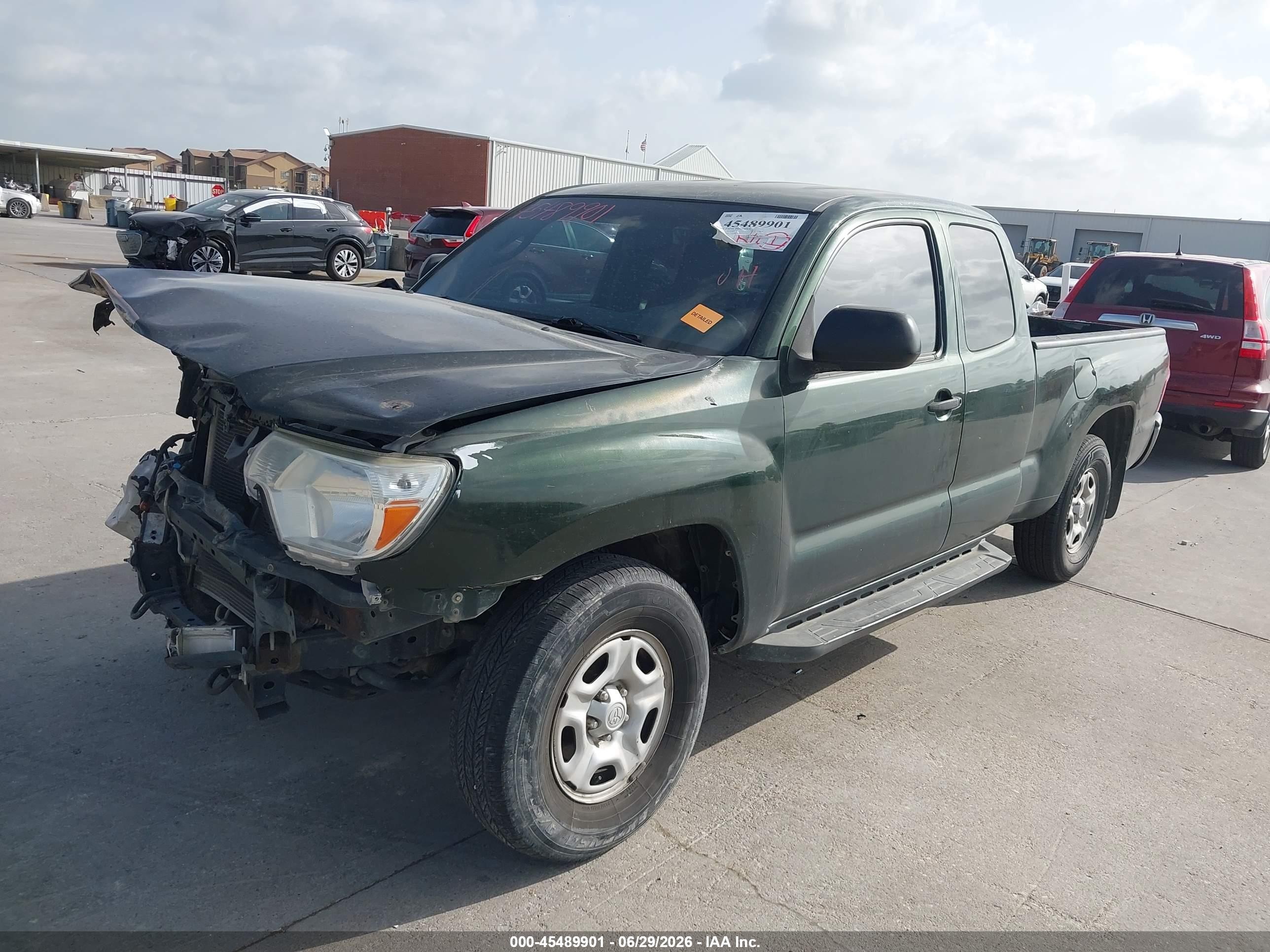 2012 Toyota Tacoma   Green vin: 5TFTX4CN0CX021384