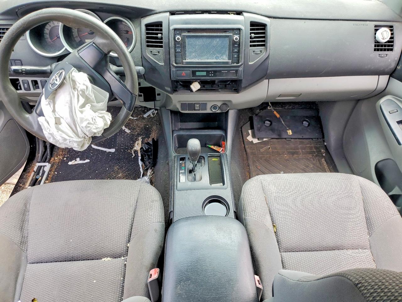 2014 Toyota Tacoma Access Cab Black vin: 5TFTX4CN0EX043064