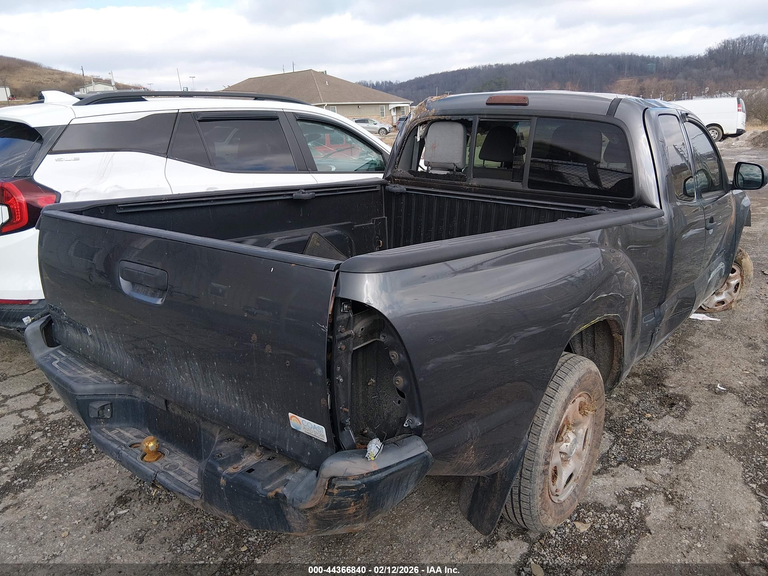 2013 Toyota Tacoma   Gray vin: 5TFTX4CN1DX028989
