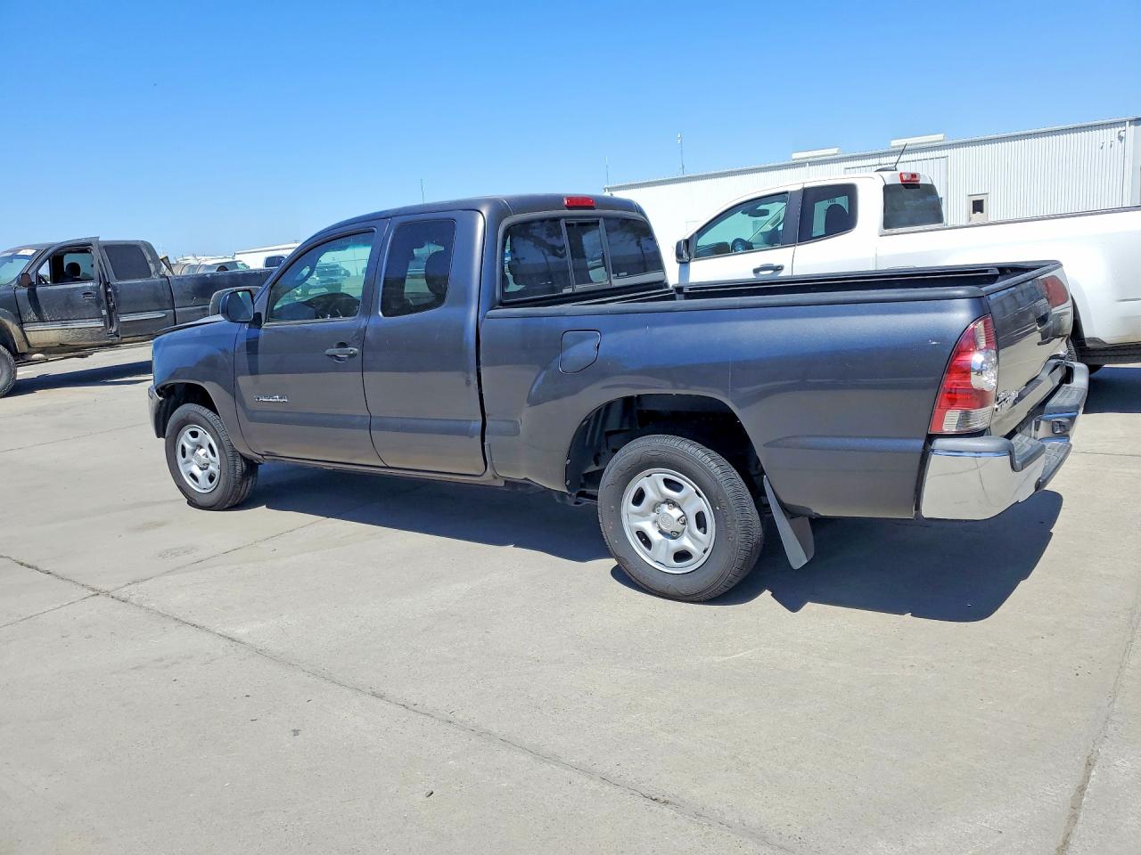 2013 Toyota Tacoma Access Cab Gray vin: 5TFTX4CN1DX030113