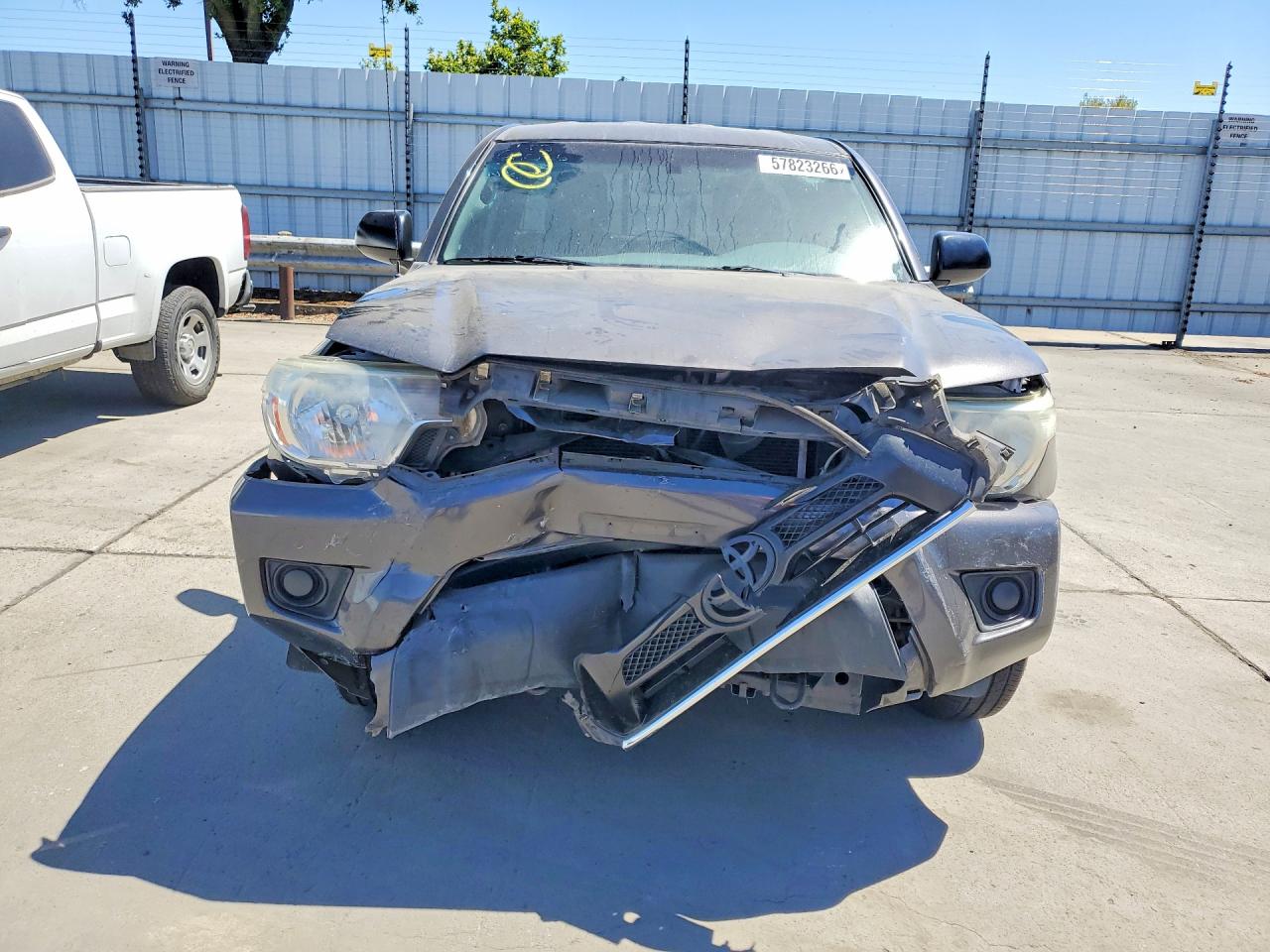 2013 Toyota Tacoma Access Cab Gray vin: 5TFTX4CN1DX030113