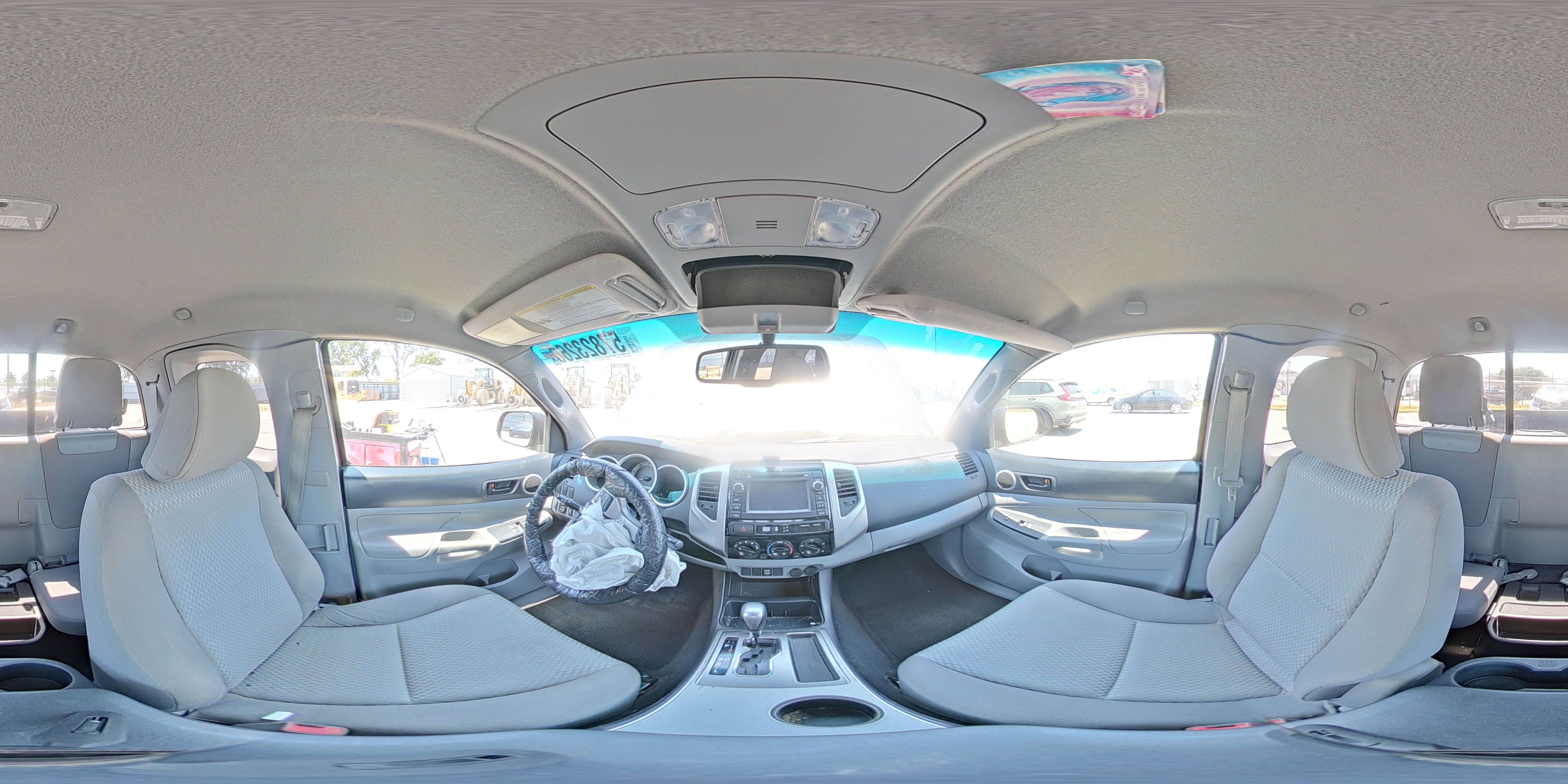 2013 Toyota Tacoma Access Cab Gray vin: 5TFTX4CN1DX030113