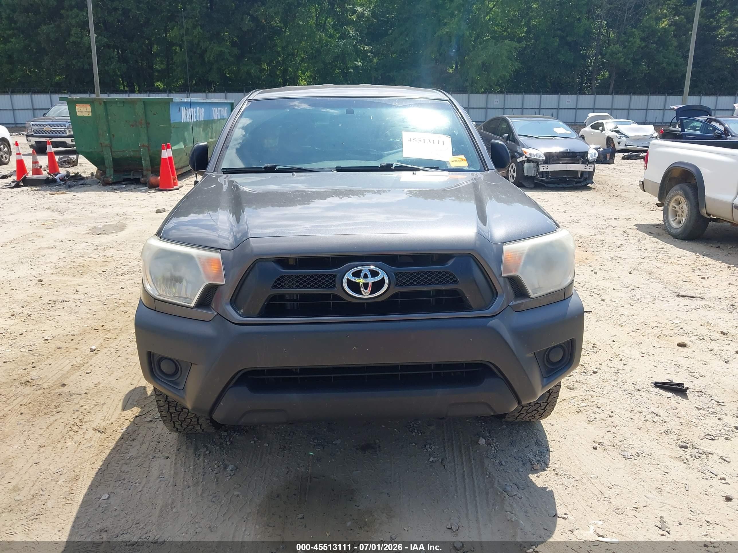 2015 Toyota Tacoma   Gray vin: 5TFTX4CN1FX055628
