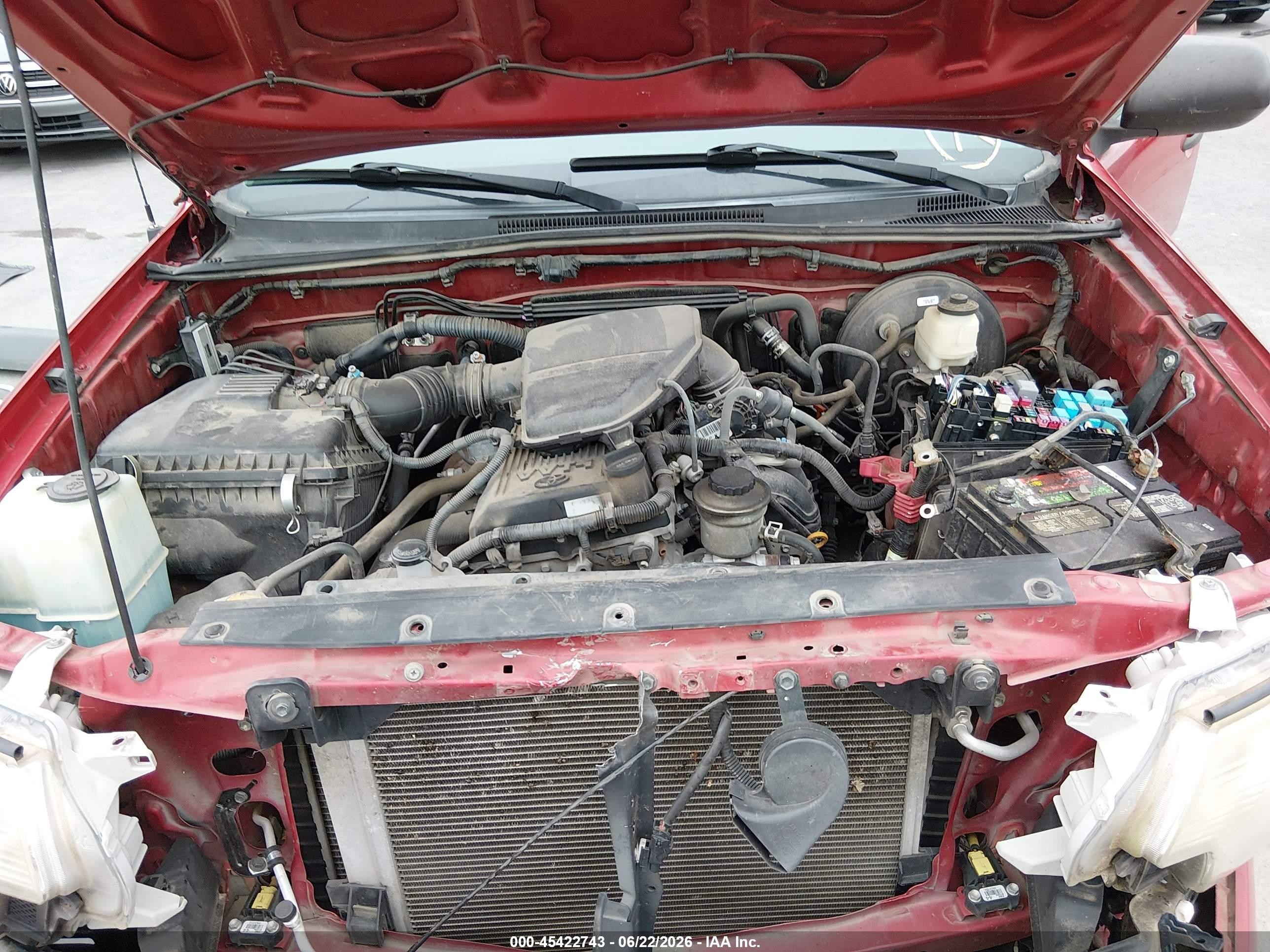 2013 Toyota Tacoma   Red vin: 5TFTX4CN2DX022490