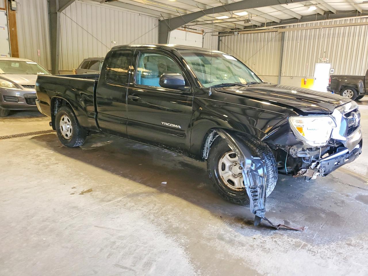 2013 Toyota Tacoma Access Cab Black vin: 5TFTX4CN2DX023459
