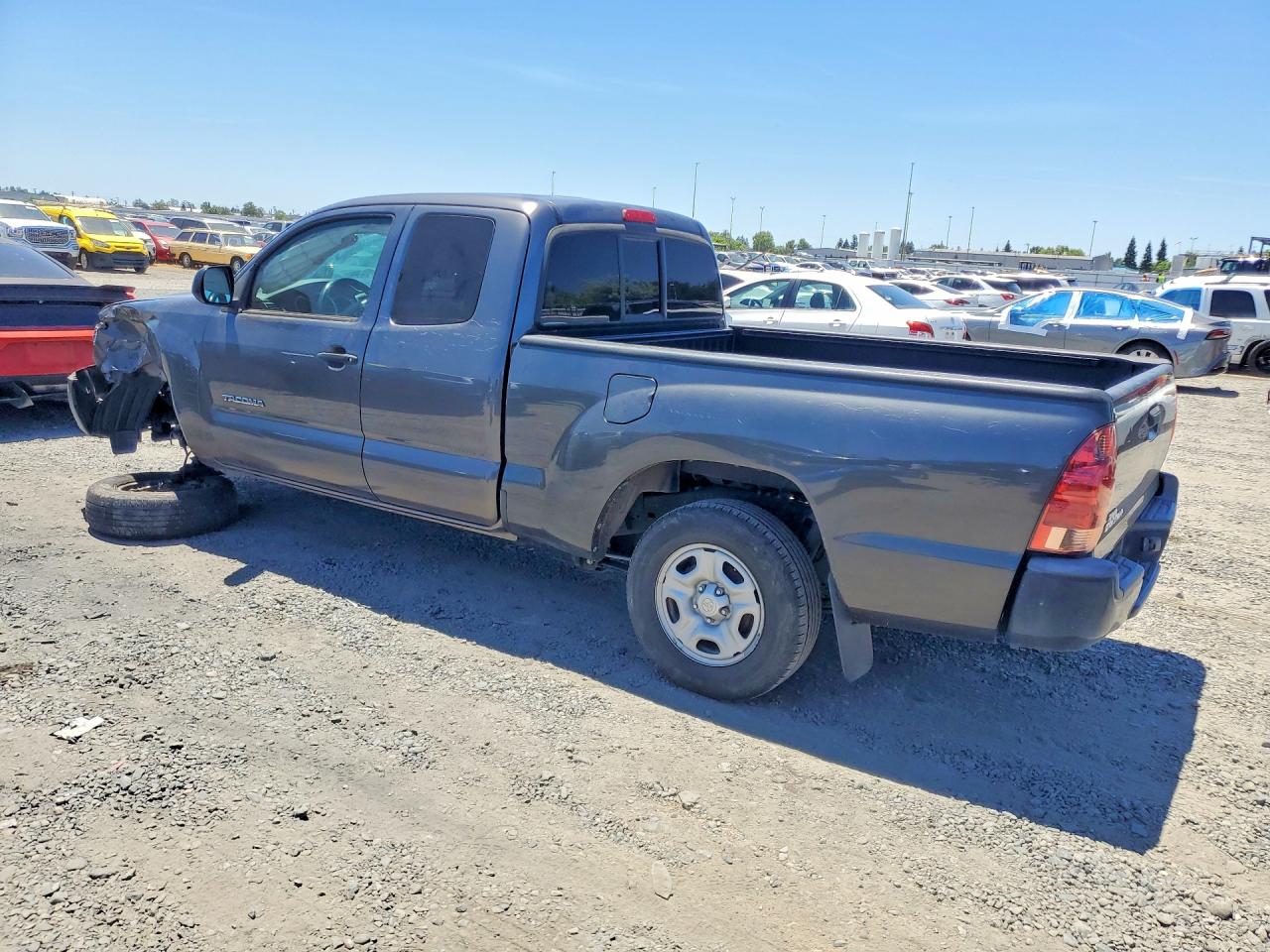 2015 Toyota Tacoma Access Cab Серый vin: 5TFTX4CN2FX051295