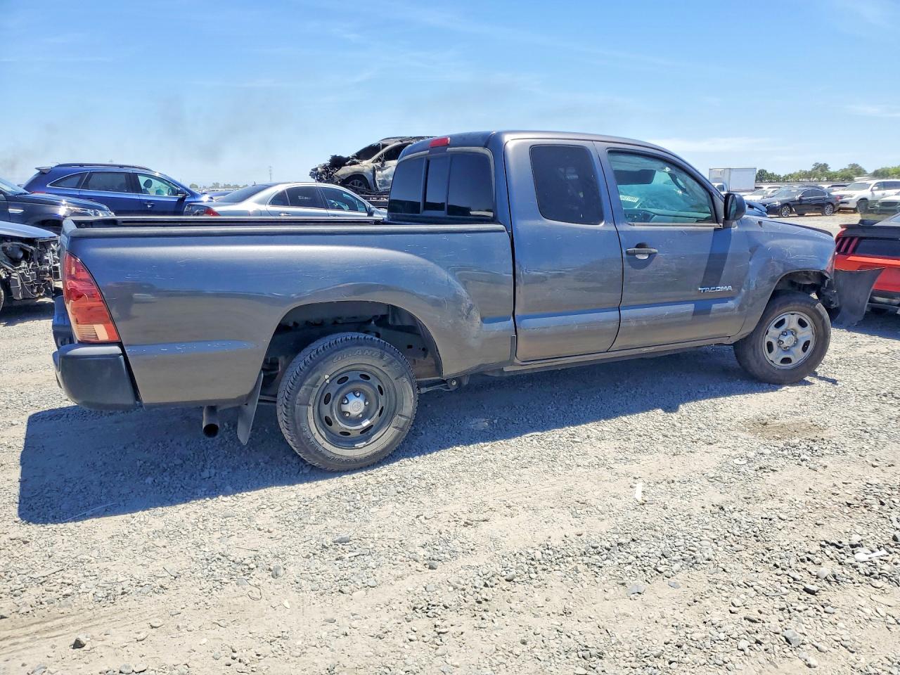 2015 Toyota Tacoma Access Cab Серый vin: 5TFTX4CN2FX051295