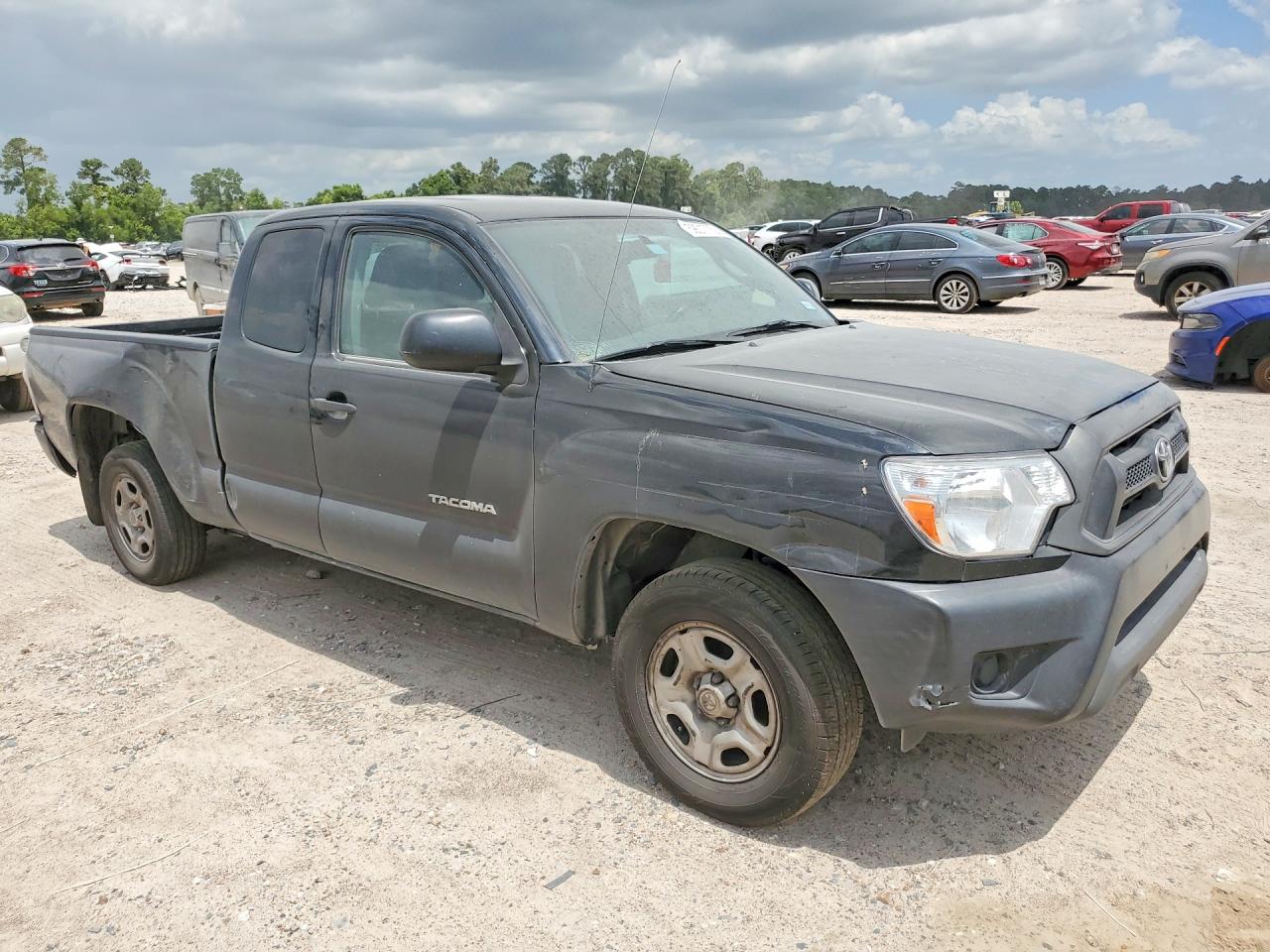 2015 Toyota Tacoma Access Cab Black vin: 5TFTX4CN2FX055105