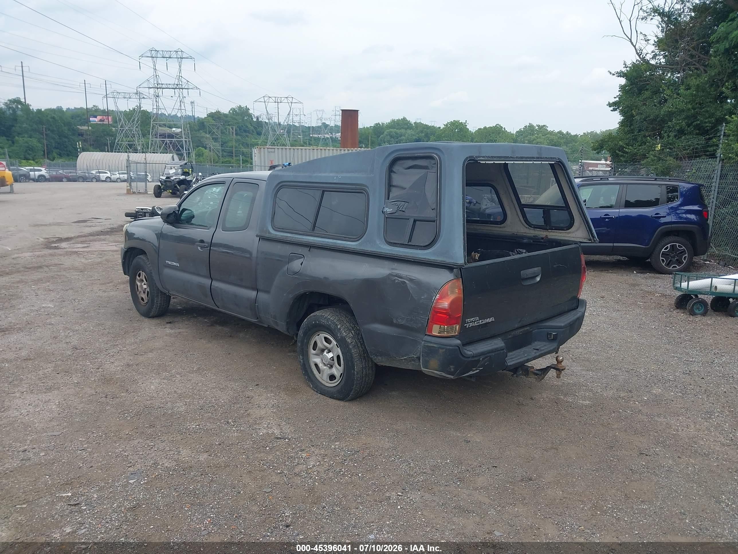 2013 Toyota Tacoma   Gray vin: 5TFTX4CN3DX025124