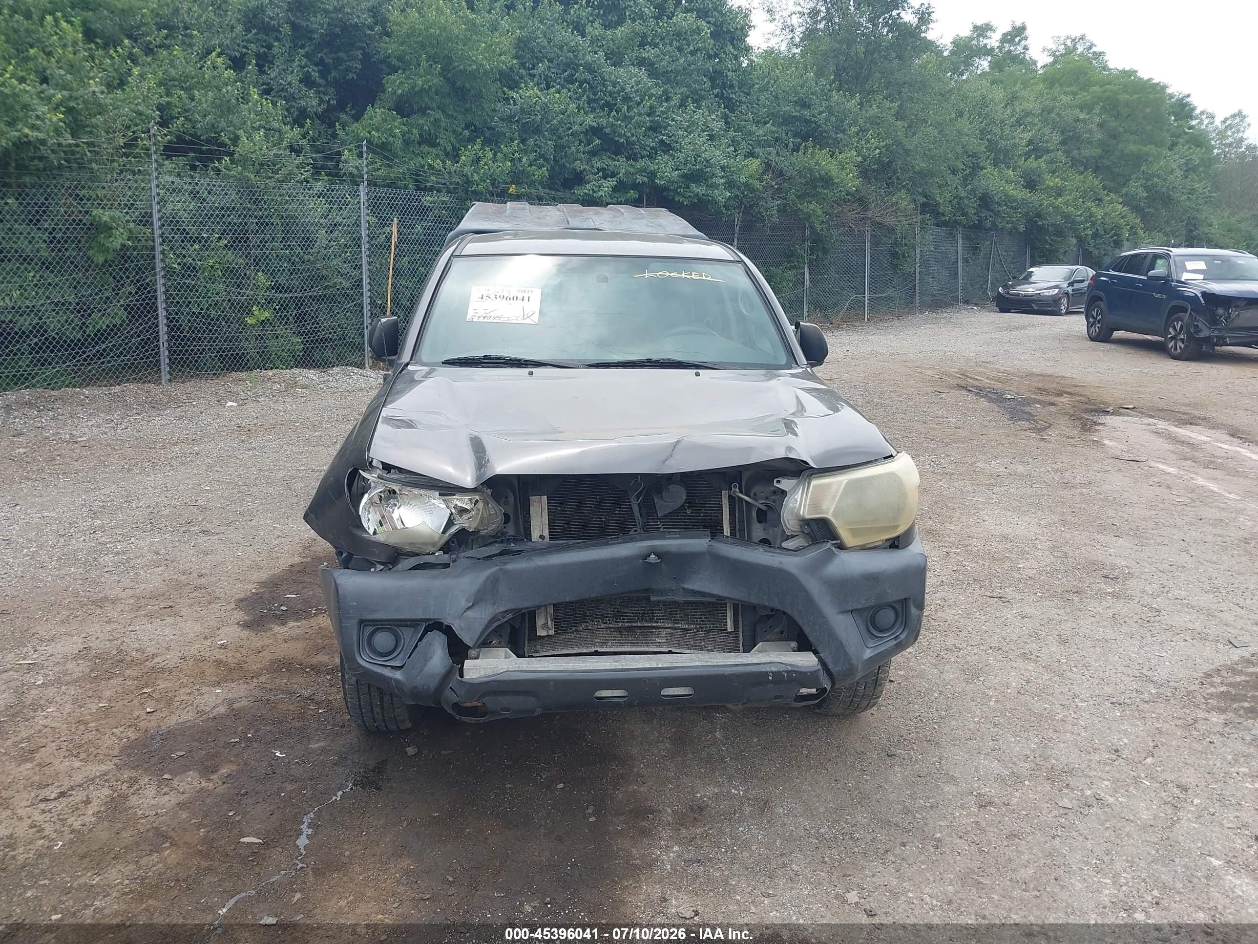 2013 Toyota Tacoma   Gray vin: 5TFTX4CN3DX025124