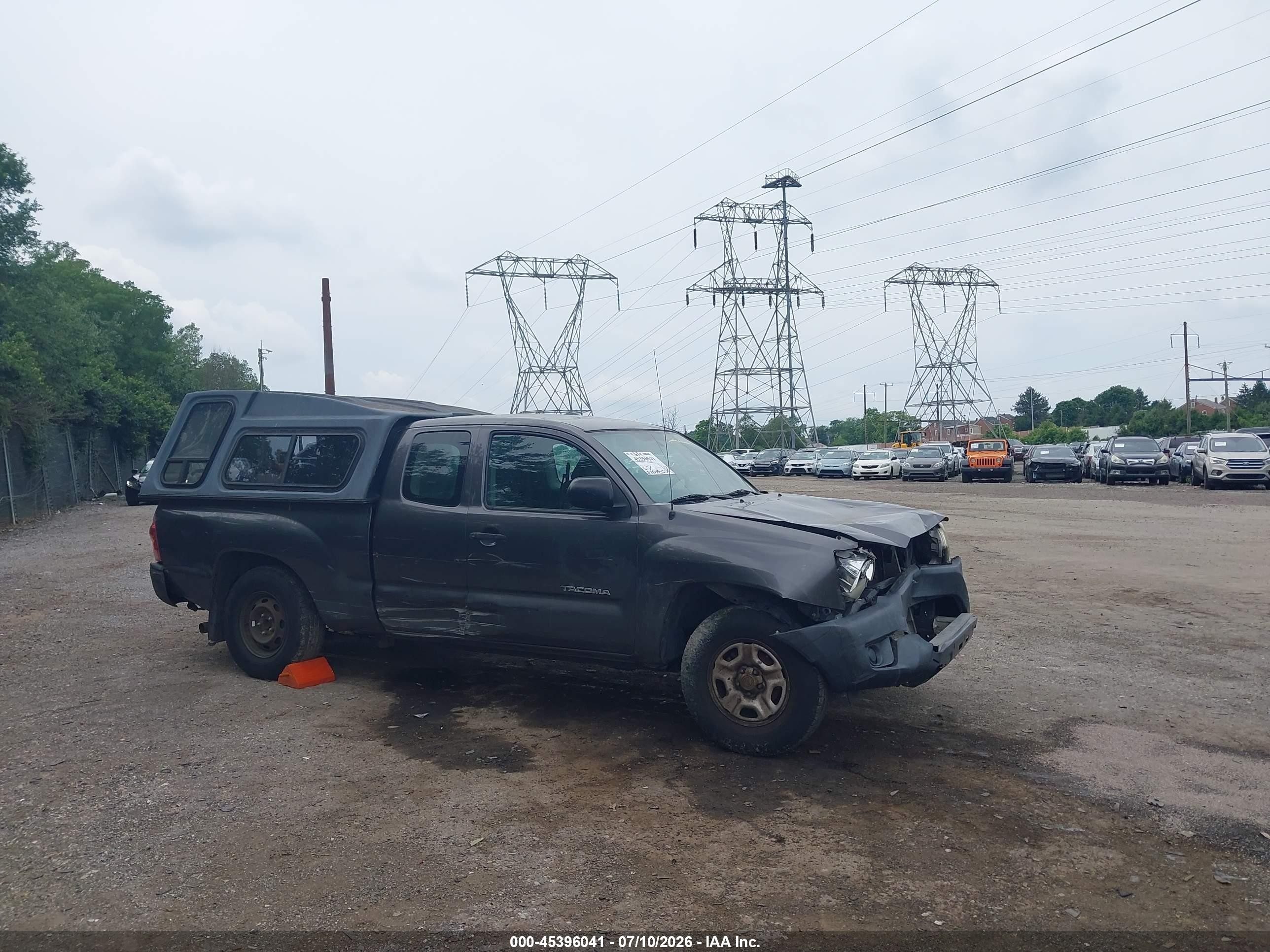 2013 Toyota Tacoma   Gray vin: 5TFTX4CN3DX025124