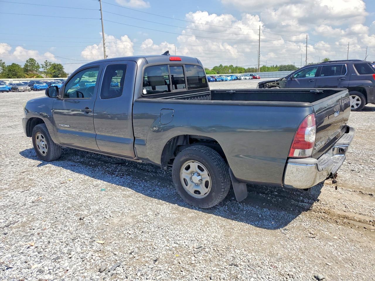 2014 Toyota Tacoma Access Cab Серый vin: 5TFTX4CN3EX041003