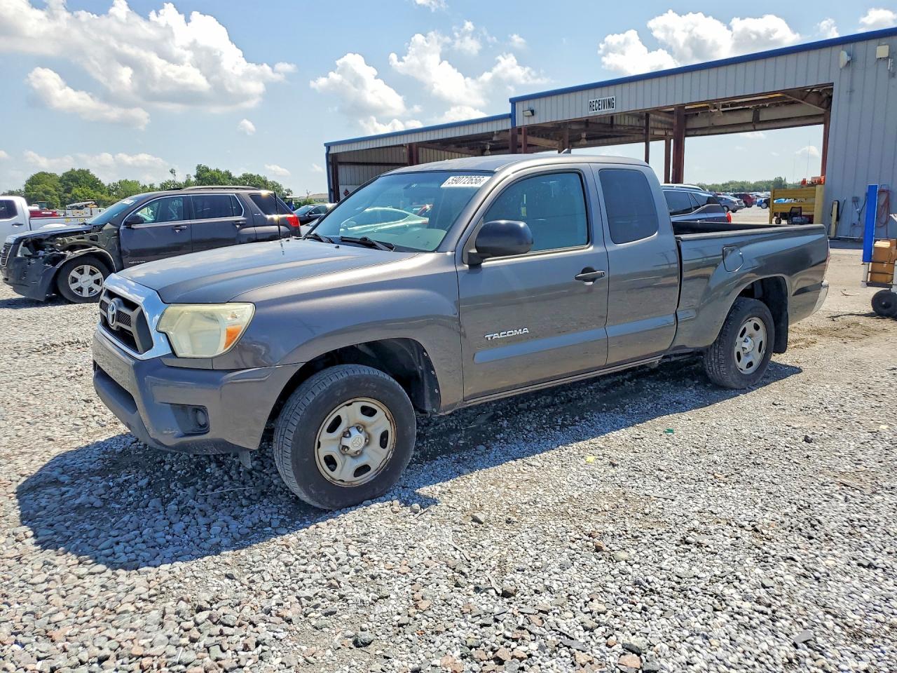 2014 Toyota Tacoma Access Cab Серый vin: 5TFTX4CN3EX041003