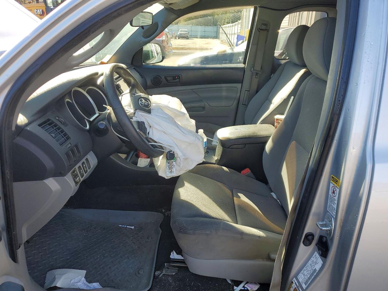 2013 Toyota Tacoma Access Cab Silver vin: 5TFTX4CN4DX022183