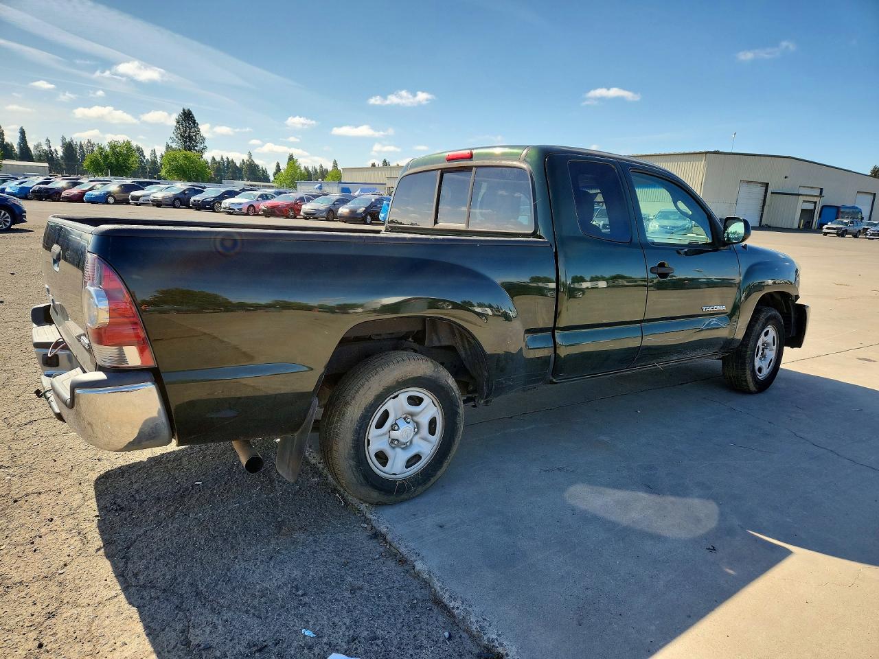 2013 Toyota Tacoma Access Cab Зеленый vin: 5TFTX4CN4DX032616