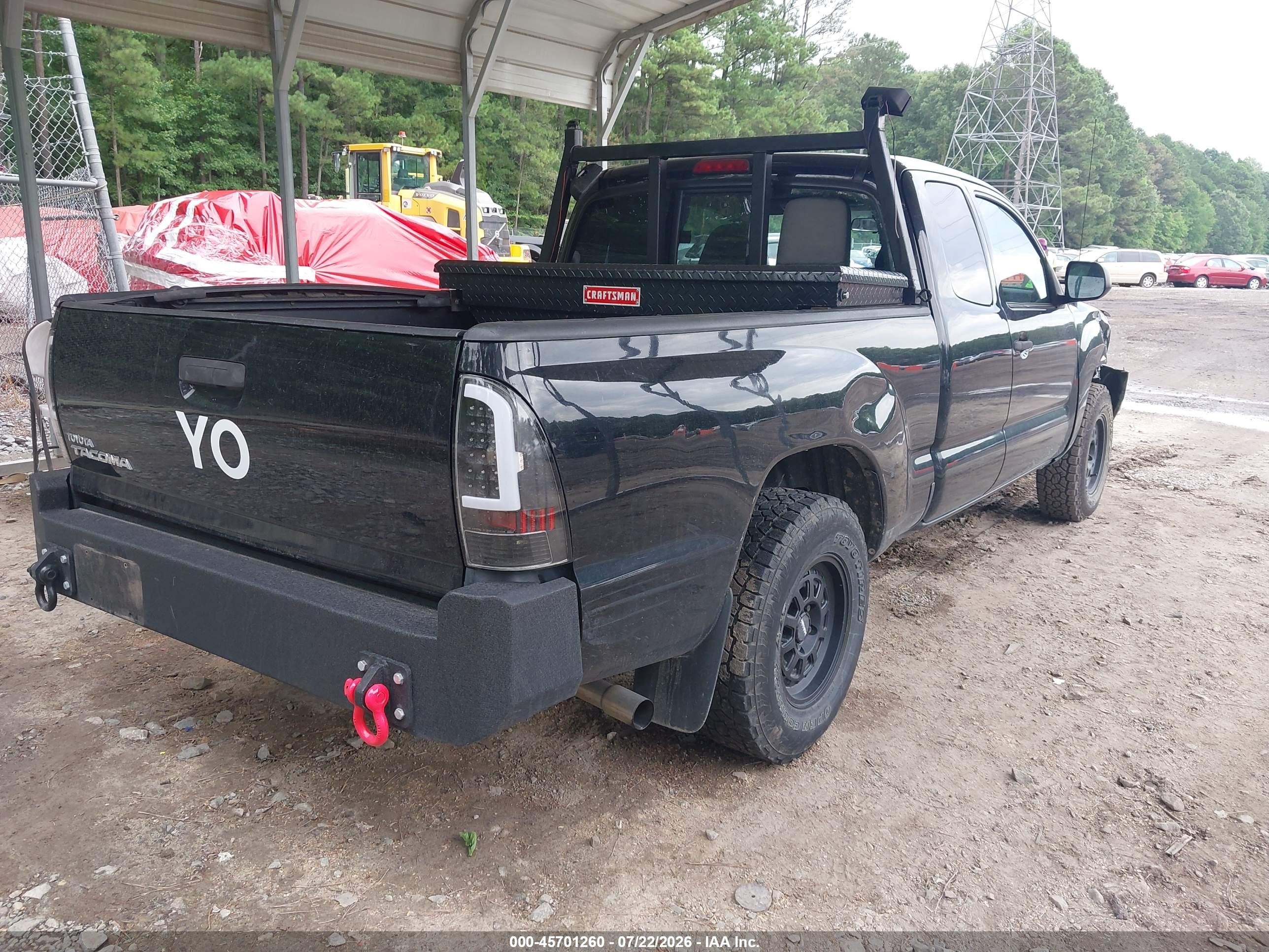 2014 Toyota Tacoma   Black vin: 5TFTX4CN4EX046582