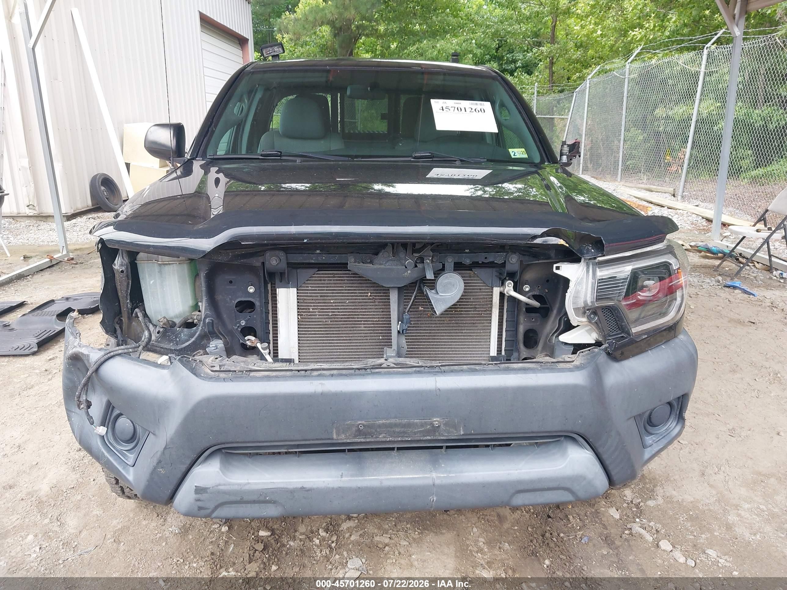 2014 Toyota Tacoma   Black vin: 5TFTX4CN4EX046582