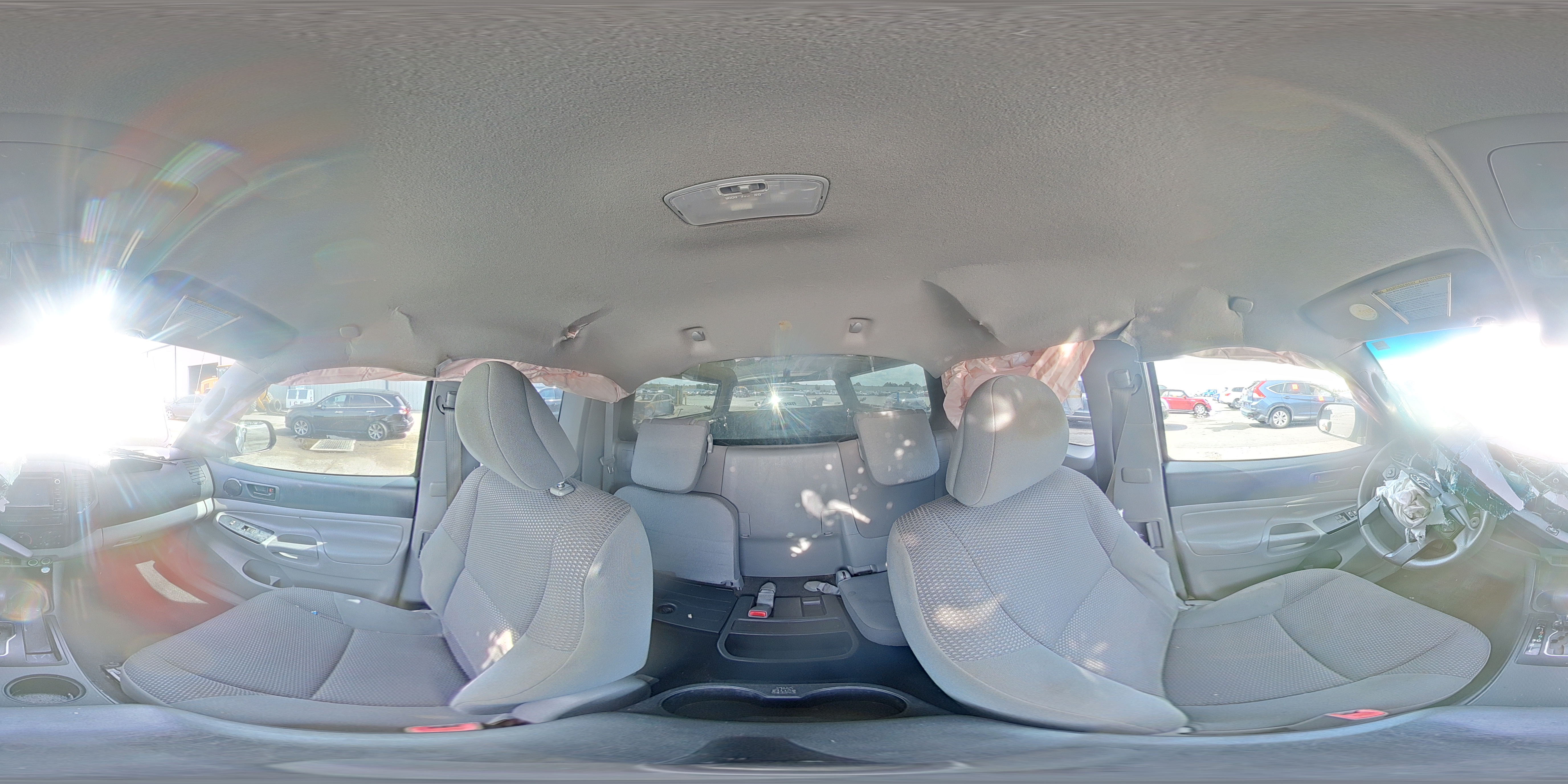 2015 Toyota Tacoma Access Cab Silver vin: 5TFTX4CN4FX062993