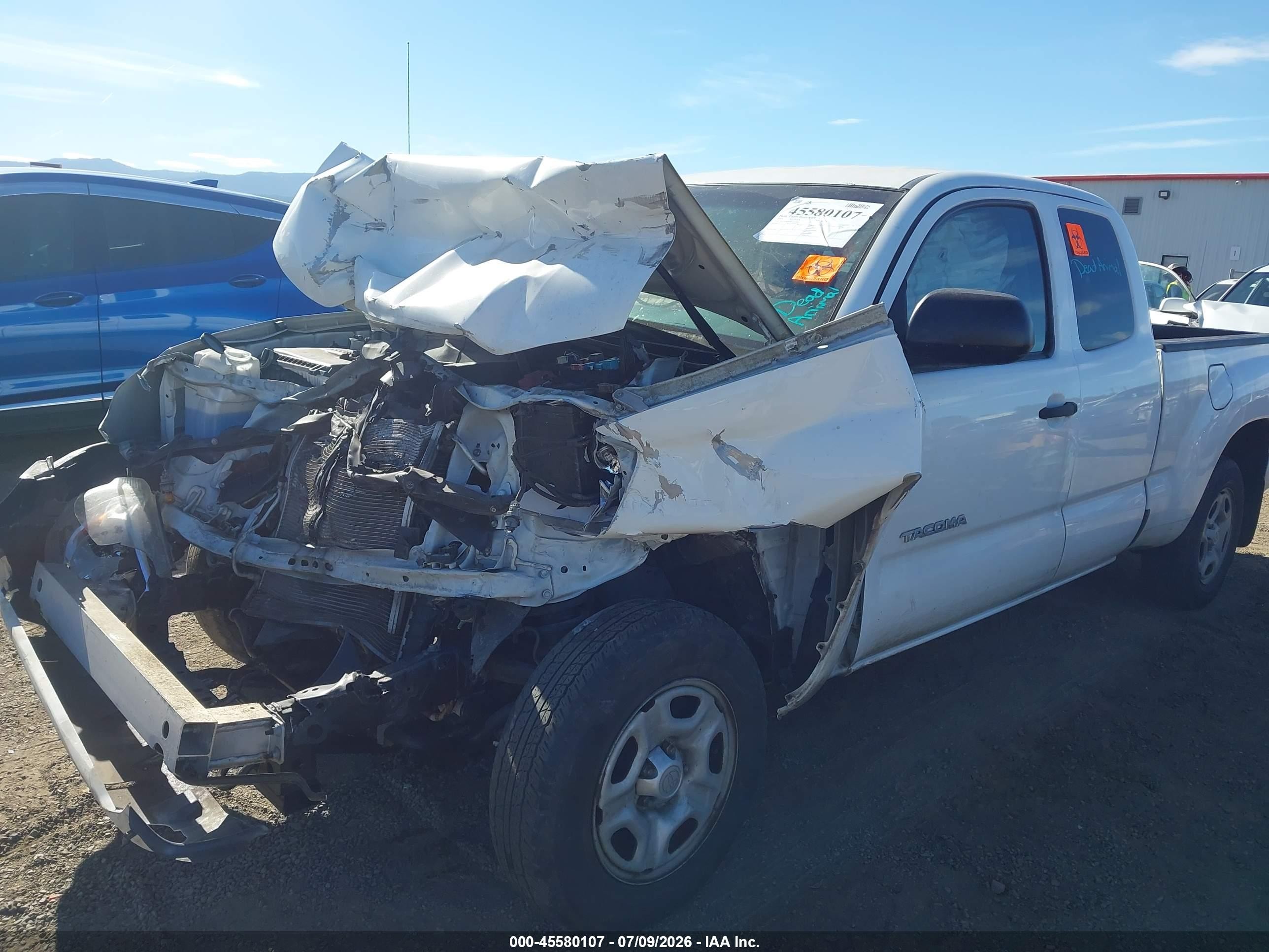 2015 Toyota Tacoma   Белый vin: 5TFTX4CN4FX065649