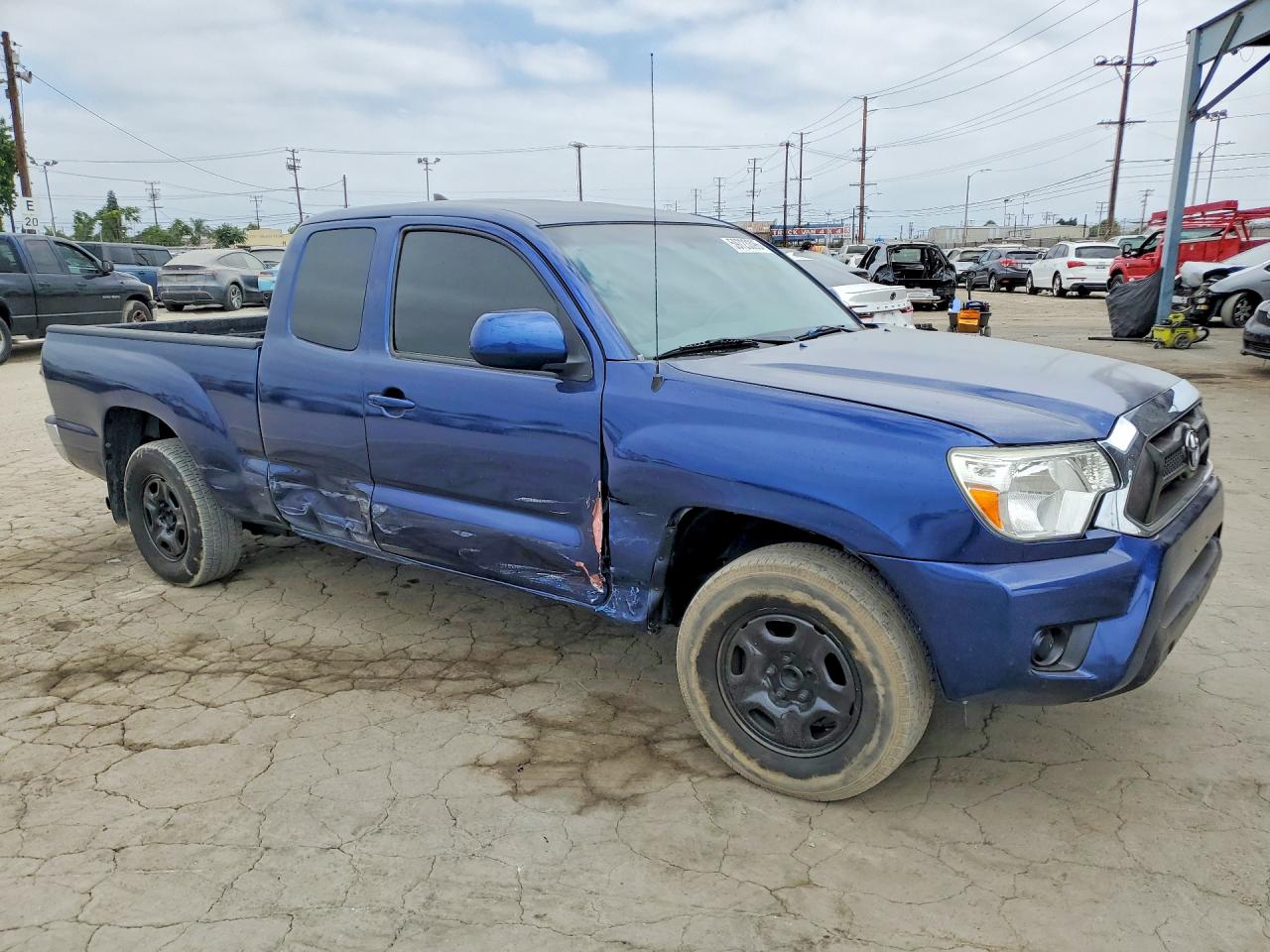 2015 Toyota Tacoma Blue vin: 5TFTX4CN5FX062887