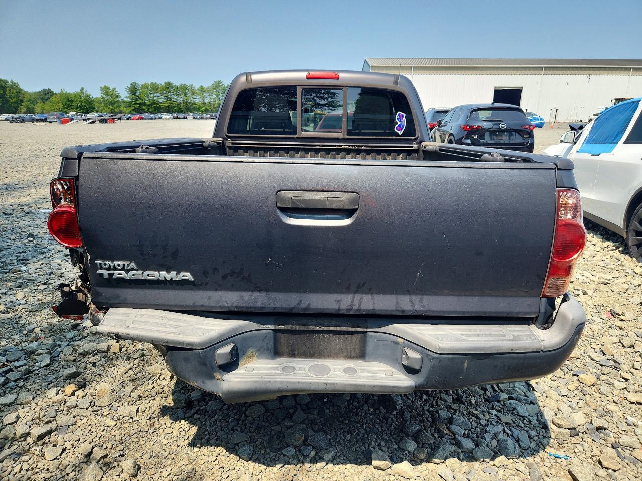 2013 Toyota Tacoma Base Gray vin: 5TFTX4CN6DX029572