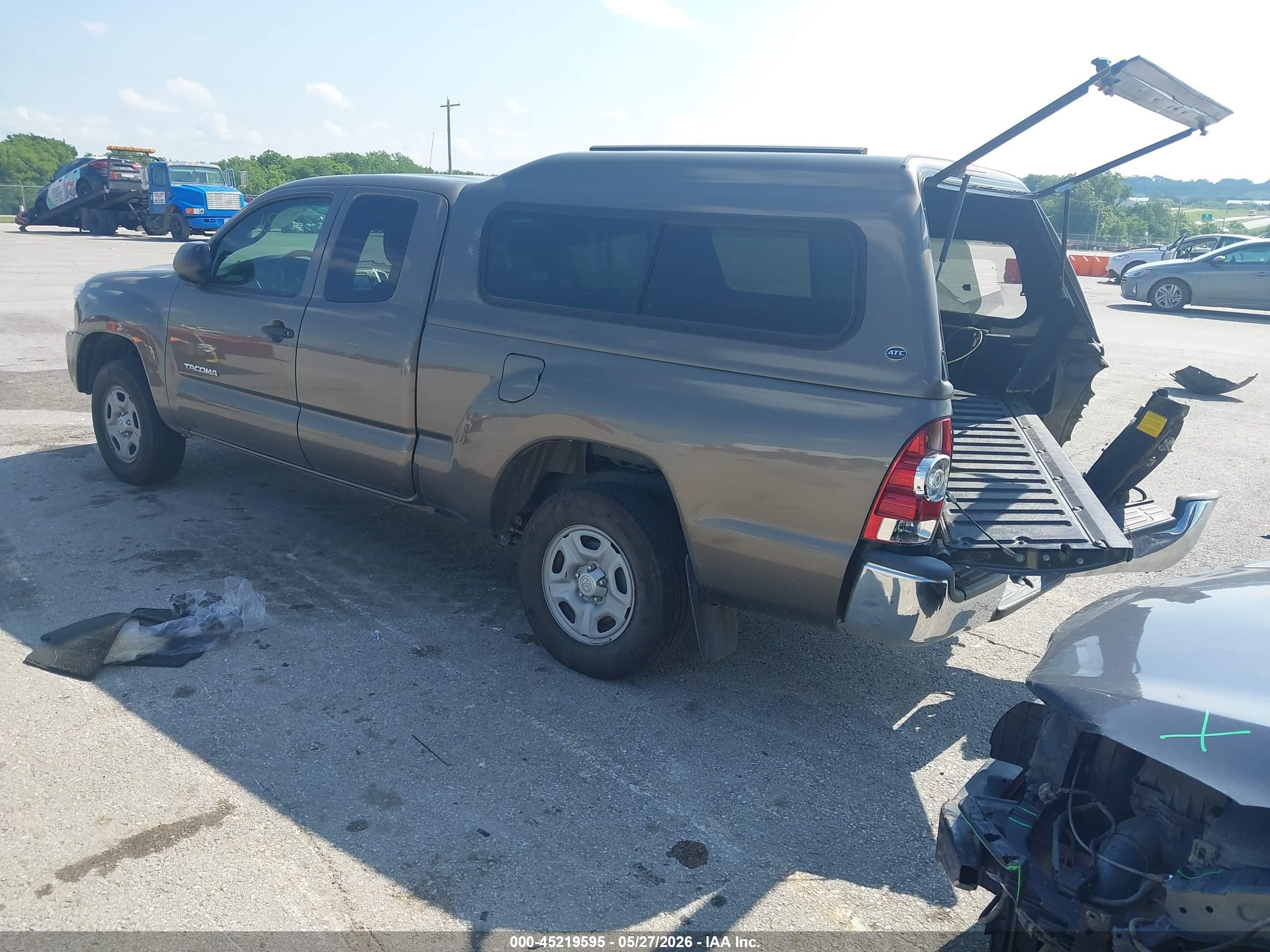 2013 Toyota Tacoma Gray vin: 5TFTX4CN6DX032178
