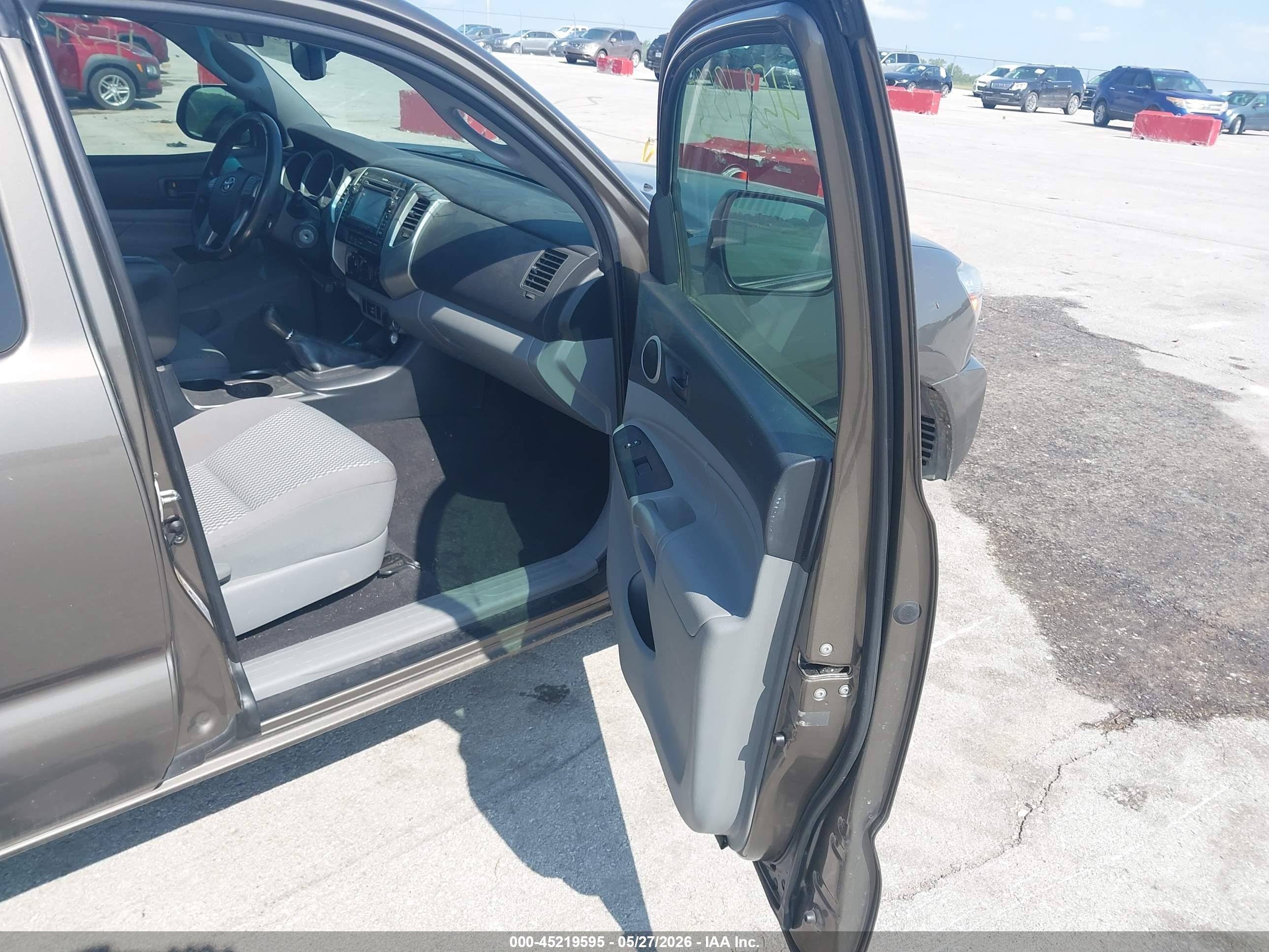 2013 Toyota Tacoma Gray vin: 5TFTX4CN6DX032178