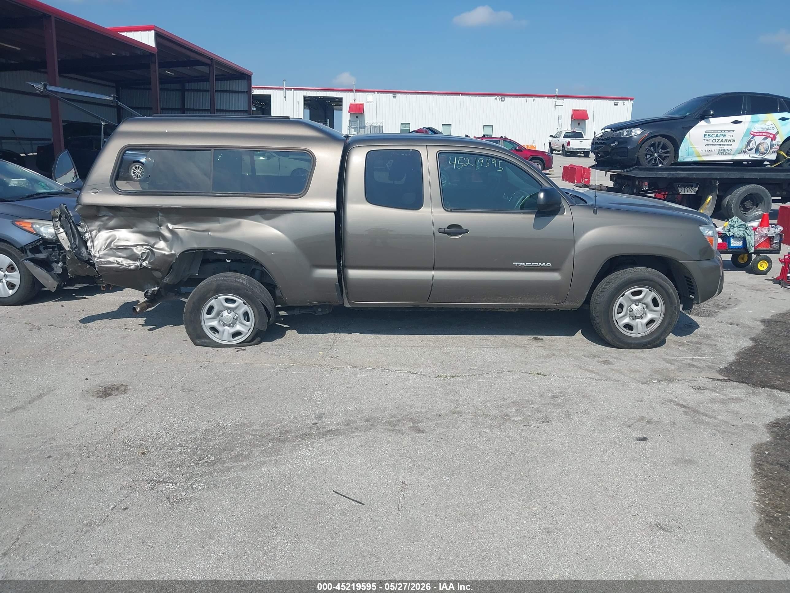 2013 Toyota Tacoma Gray vin: 5TFTX4CN6DX032178
